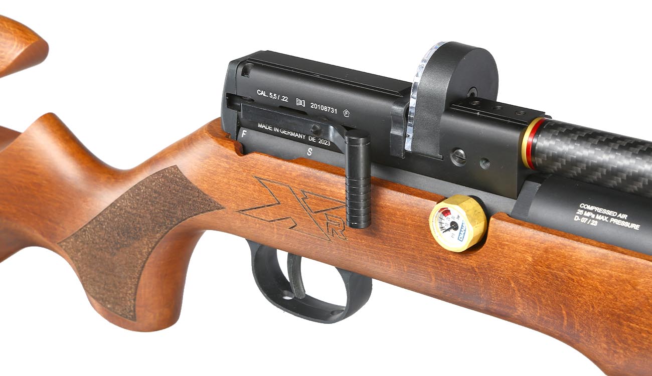 Diana XR200 Premium PCP Pressluftgewehr Kal. 5,5 mm Diabolo mehrschssig Holzschaft inkl. Waffenkoffer Bild 6