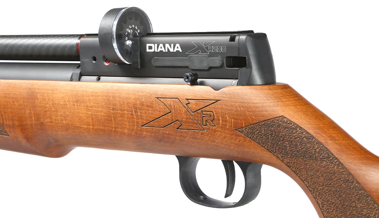 Diana XR200 Premium PCP Pressluftgewehr Kal. 5,5 mm Diabolo mehrschssig Holzschaft inkl. Waffenkoffer Bild 7