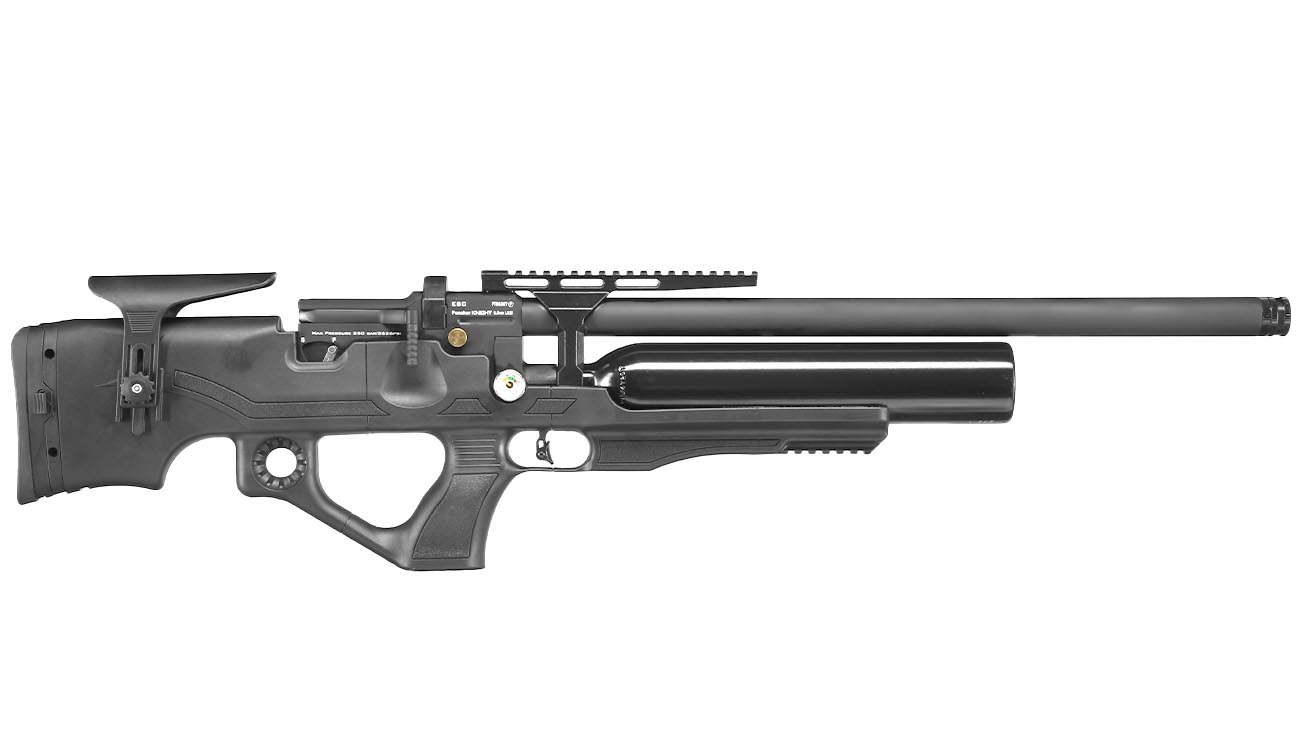 Kral Arms Puncher Knight S Pressluftgewehr Kal. 5,5 mm Diabolo schwarz inkl. Zubehr und Transportkoffer Bild 4
