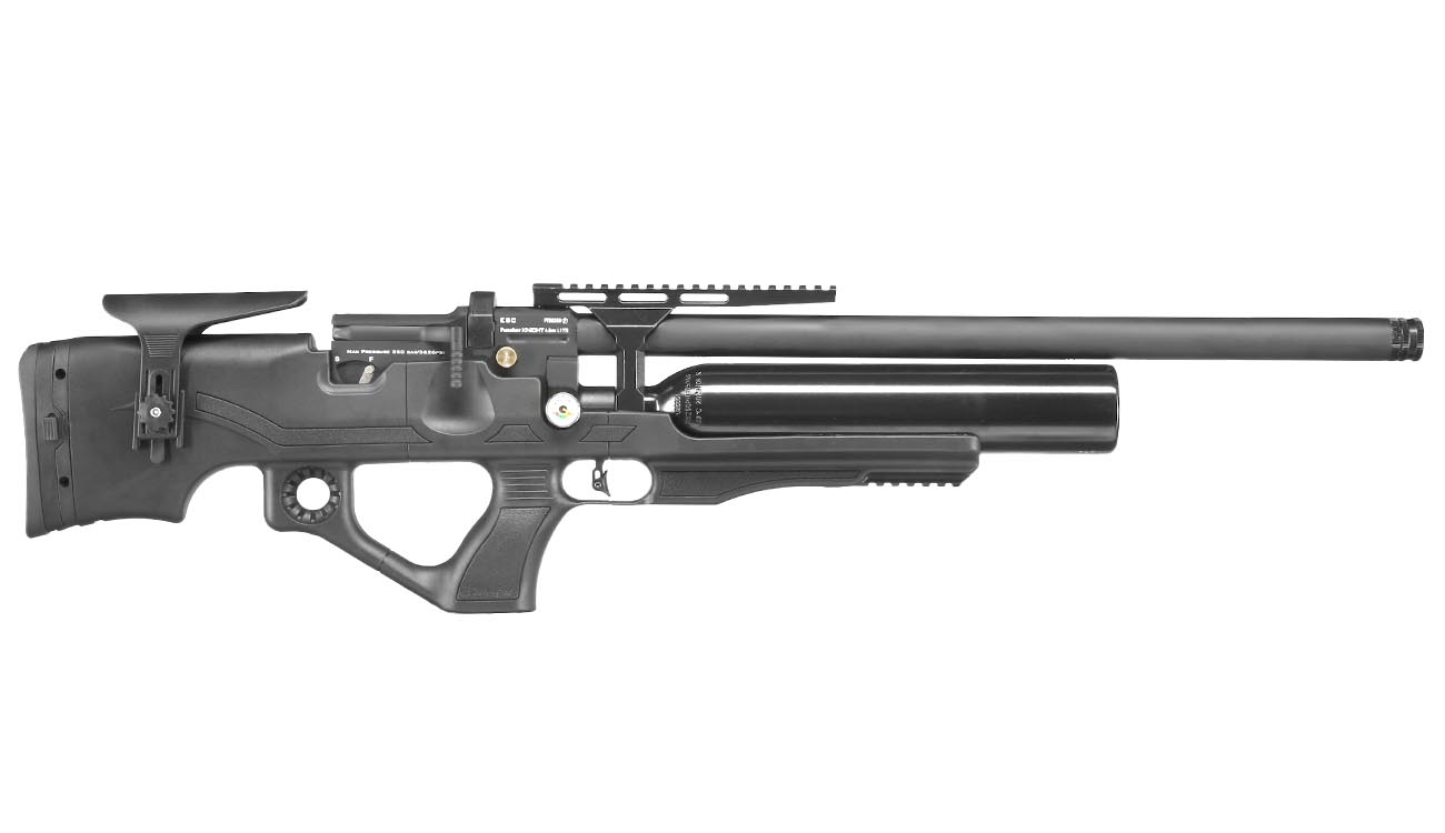 Kral Arms Puncher Knight S Pressluftgewehr Kal. 4,5 mm Diabolo schwarz inkl. Zubehr und Transportkoffer Bild 4