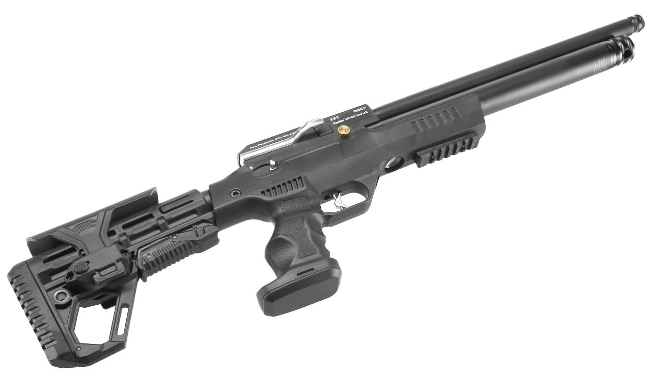 Kral Arms Puncher NP-03 Pressluftgewehr Kal. 5,5 mm Diabolo schwarz inkl. 2 x Magazine, One-Shot-Tray und Quickfill-Adapter Bild 8