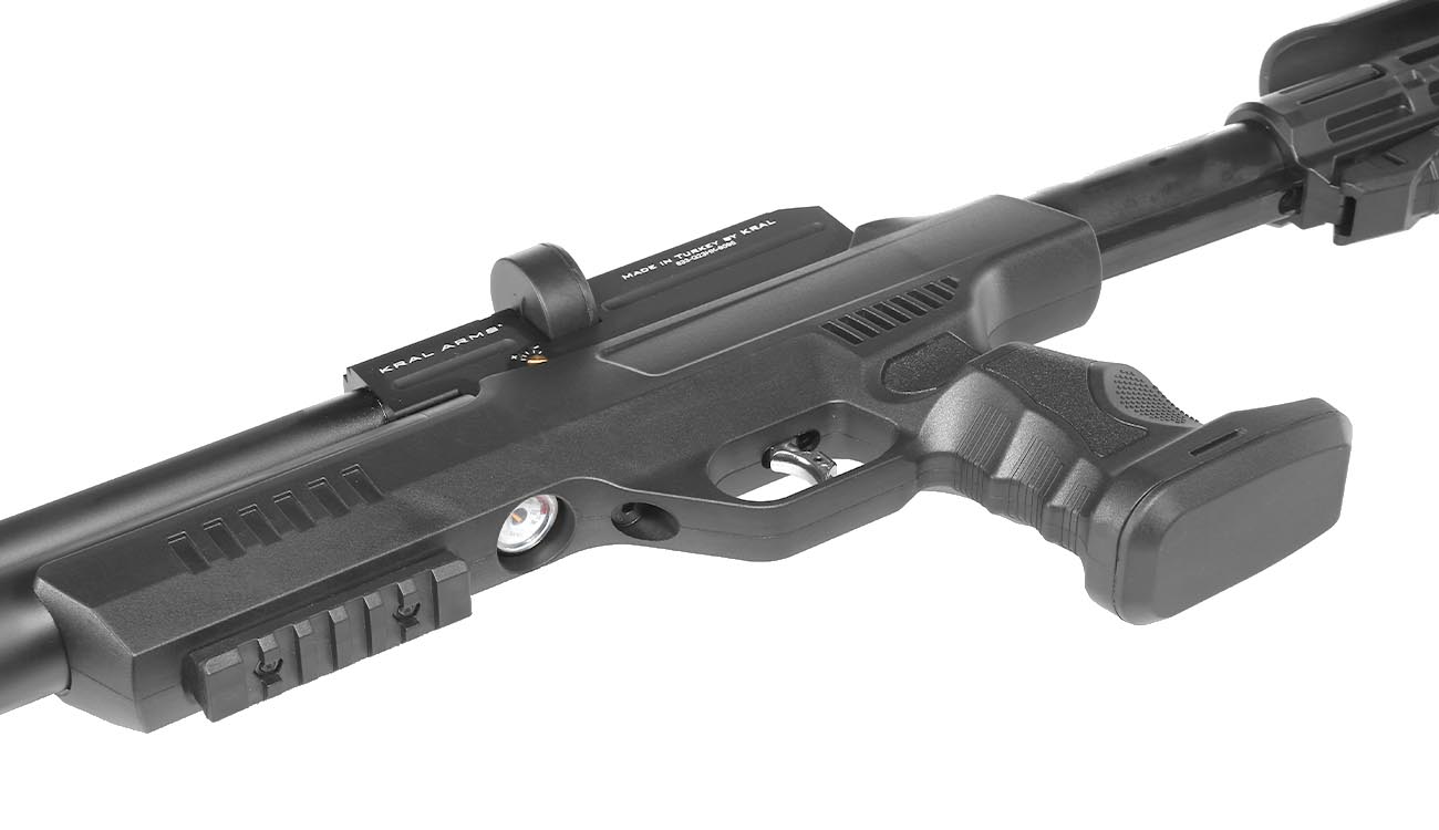 Kral Arms Puncher NP-03 Pressluftgewehr Kal. 4,5 mm Diabolo schwarz inkl. 2 x Magazine, One-Shot-Tray und Quickfill-Adapter Bild 11