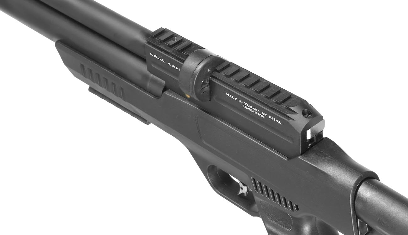 Kral Arms Puncher NP-03 Pressluftgewehr Kal. 4,5 mm Diabolo schwarz inkl. 2 x Magazine, One-Shot-Tray und Quickfill-Adapter Bild 3