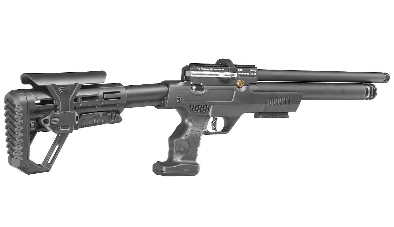 Kral Arms Puncher NP-03 Pressluftgewehr Kal. 4,5 mm Diabolo schwarz inkl. 2 x Magazine, One-Shot-Tray und Quickfill-Adapter Bild 5