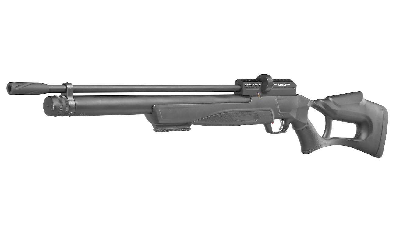 Kral Arms Puncher Nish S Pressluftgewehr Kal. 4,5 mm Diabolo schwarz inkl. 2 x Magazine, One-Shot-Tray und Quickfill-Adapter Bild 1