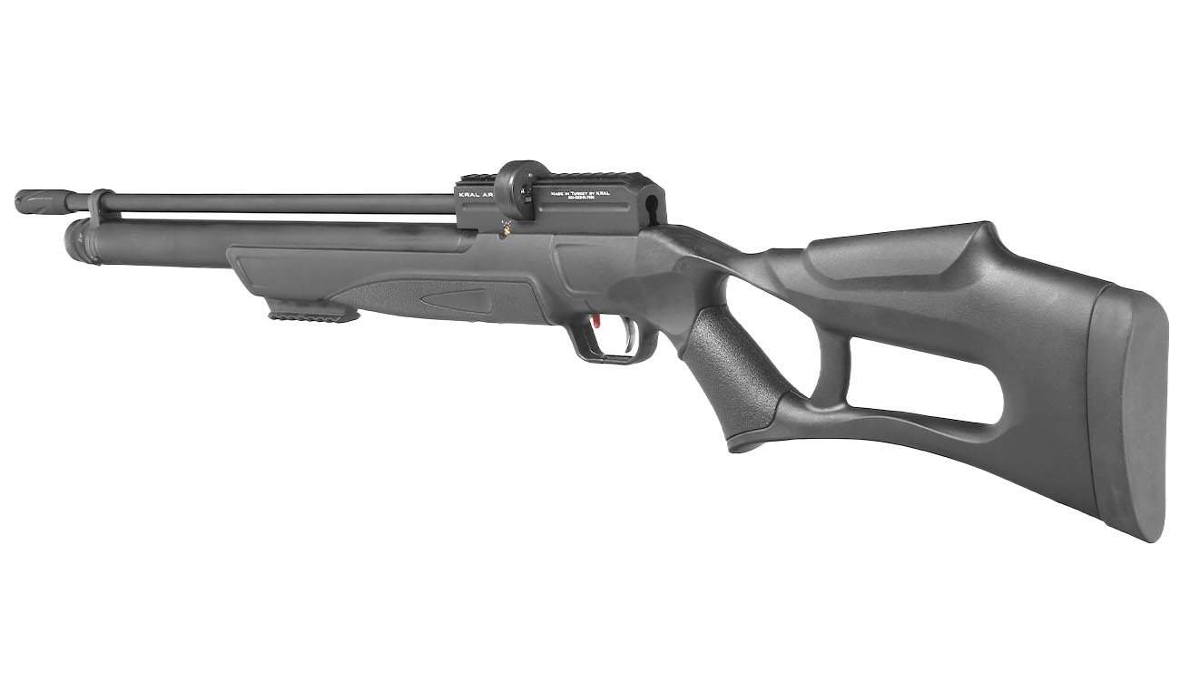 Kral Arms Puncher Nish S Pressluftgewehr Kal. 4,5 mm Diabolo schwarz inkl. 2 x Magazine, One-Shot-Tray und Quickfill-Adapter Bild 2