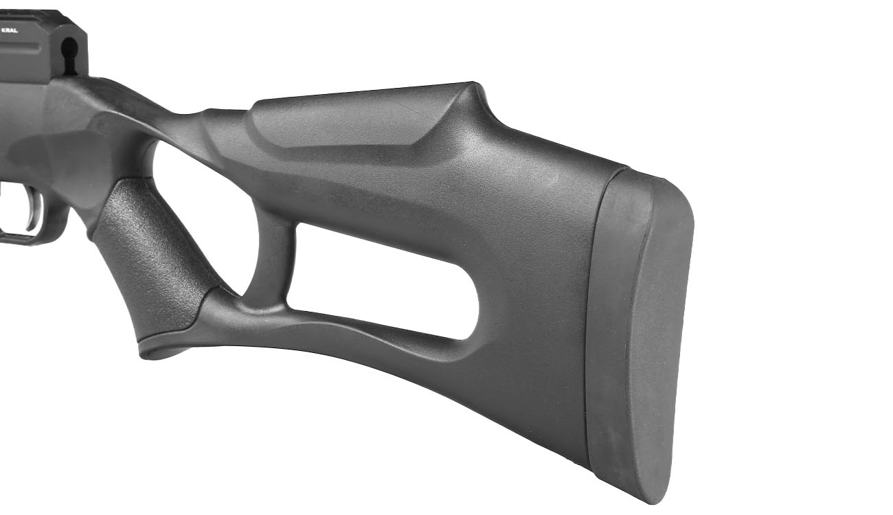 Kral Arms Puncher Nish S Pressluftgewehr Kal. 4,5 mm Diabolo schwarz inkl. 2 x Magazine, One-Shot-Tray und Quickfill-Adapter Bild 7