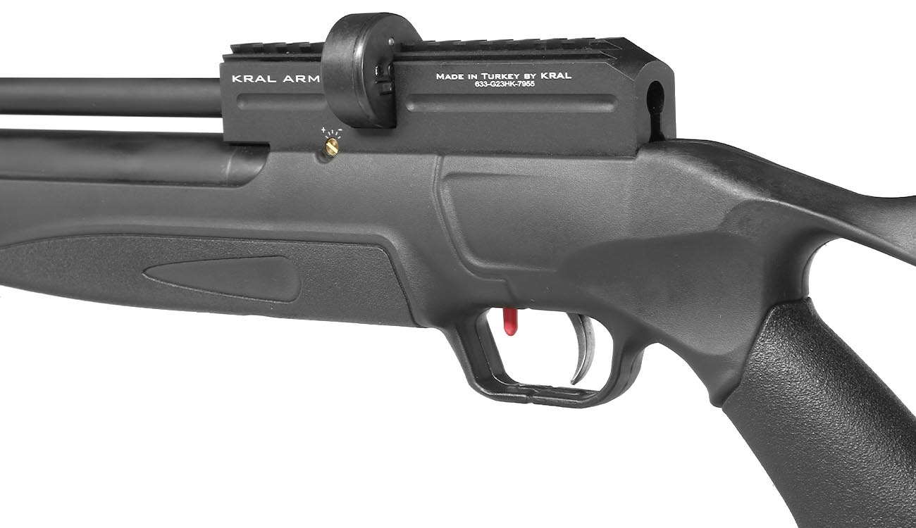Kral Arms Puncher Nish S Pressluftgewehr Kal. 4,5 mm Diabolo schwarz inkl. 2 x Magazine, One-Shot-Tray und Quickfill-Adapter Bild 9