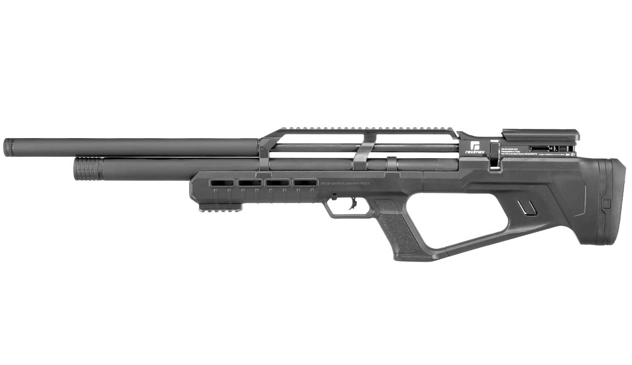 Reximex Zone Pressluftgewehr 4,5mm Diabolo schwarz inkl. 2 x 14-Schuss Magazin und One-Shot-Tray