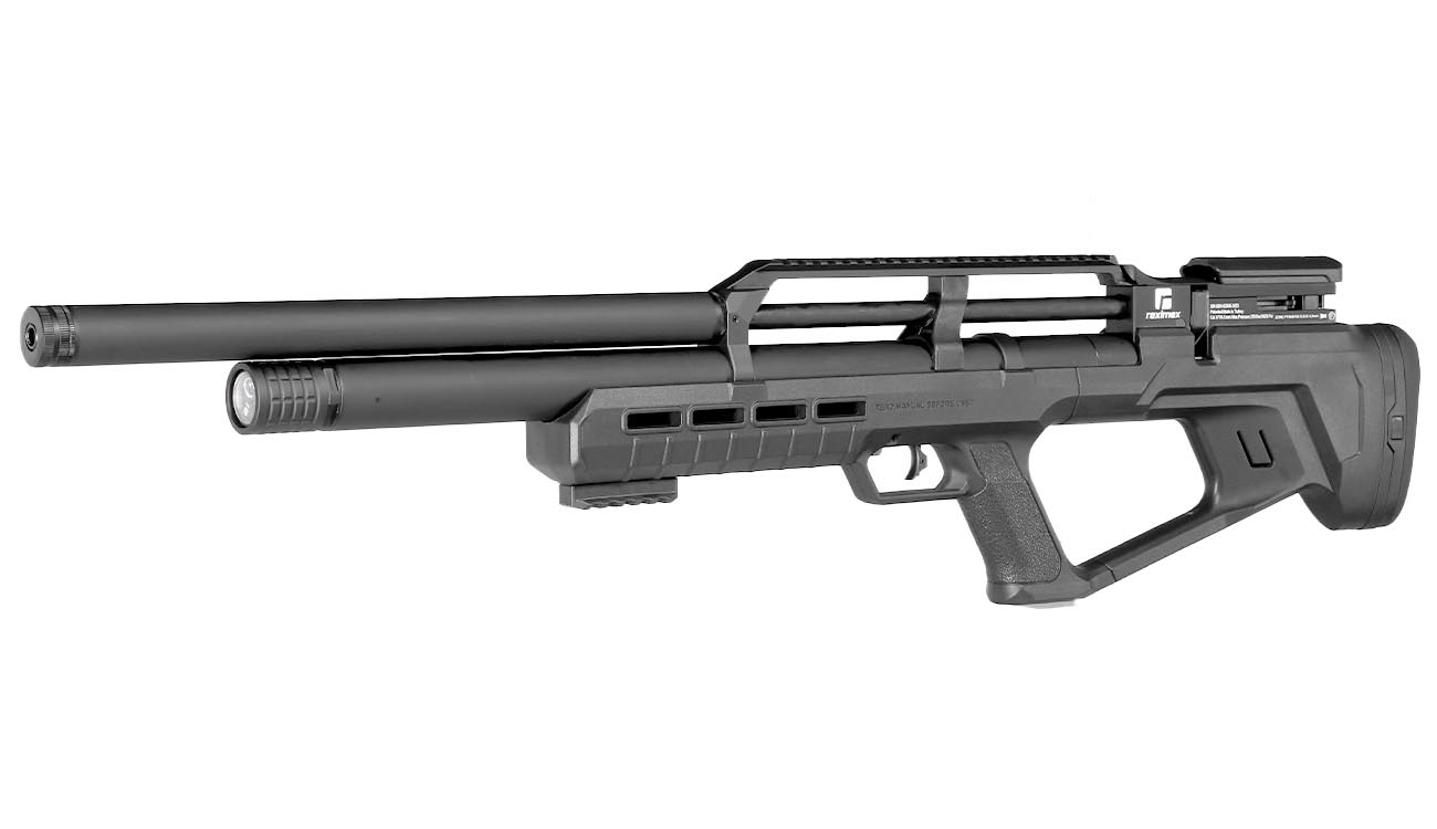 Reximex Zone Pressluftgewehr 4,5mm Diabolo schwarz inkl. 2 x 14-Schuss Magazin und One-Shot-Tray Bild 1