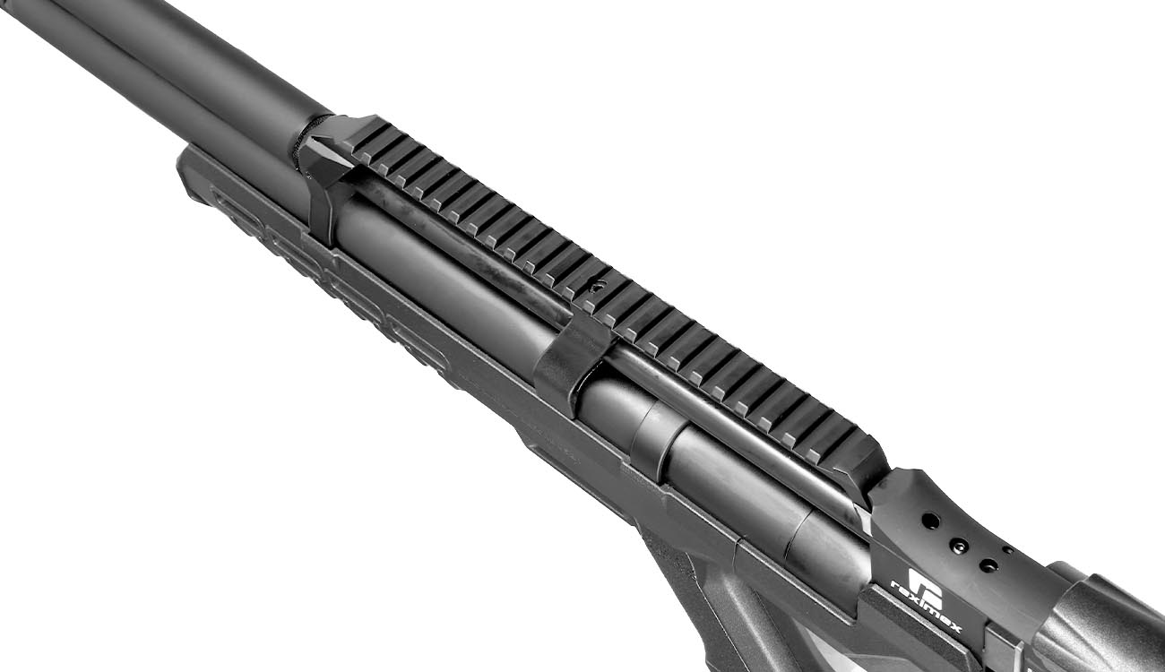 Reximex Zone Pressluftgewehr 4,5mm Diabolo schwarz inkl. 2 x 14-Schuss Magazin und One-Shot-Tray Bild 3