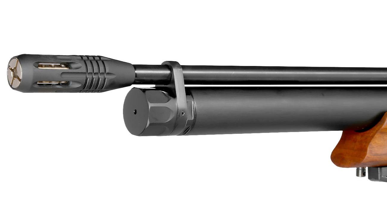 Reximex Daystar Pressluftgewehr 4,5mm Diabolo mit Holzschaft inkl. 2 x 14-Schuss Magazin, One-Shot-Tray und Quick Fill Adapter Bild 10
