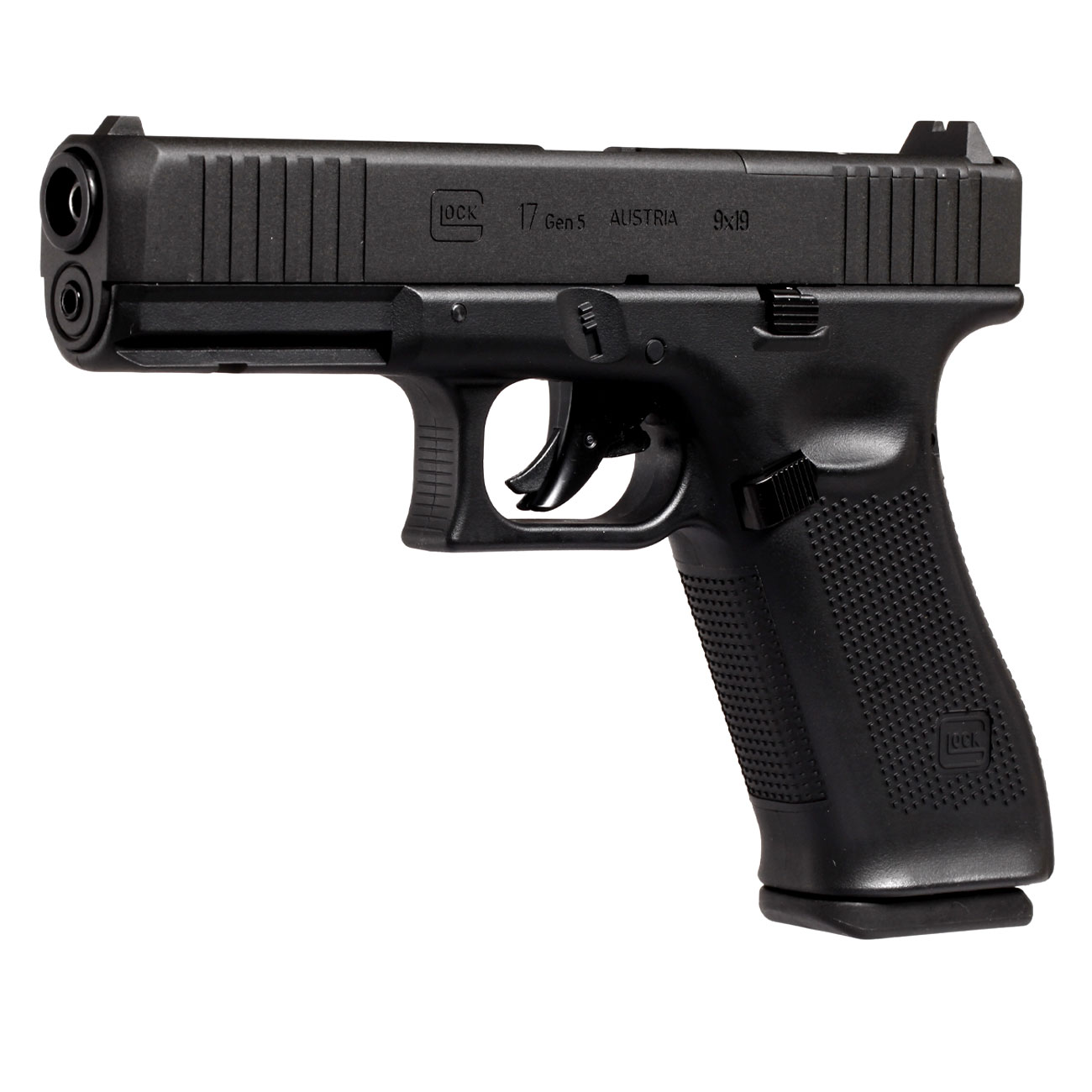 Glock 17 Gen5 MOS CO2-Luftpistole Blowback Kal. 4,5mm Diabolo Metallschlitten schwarz Bild 1