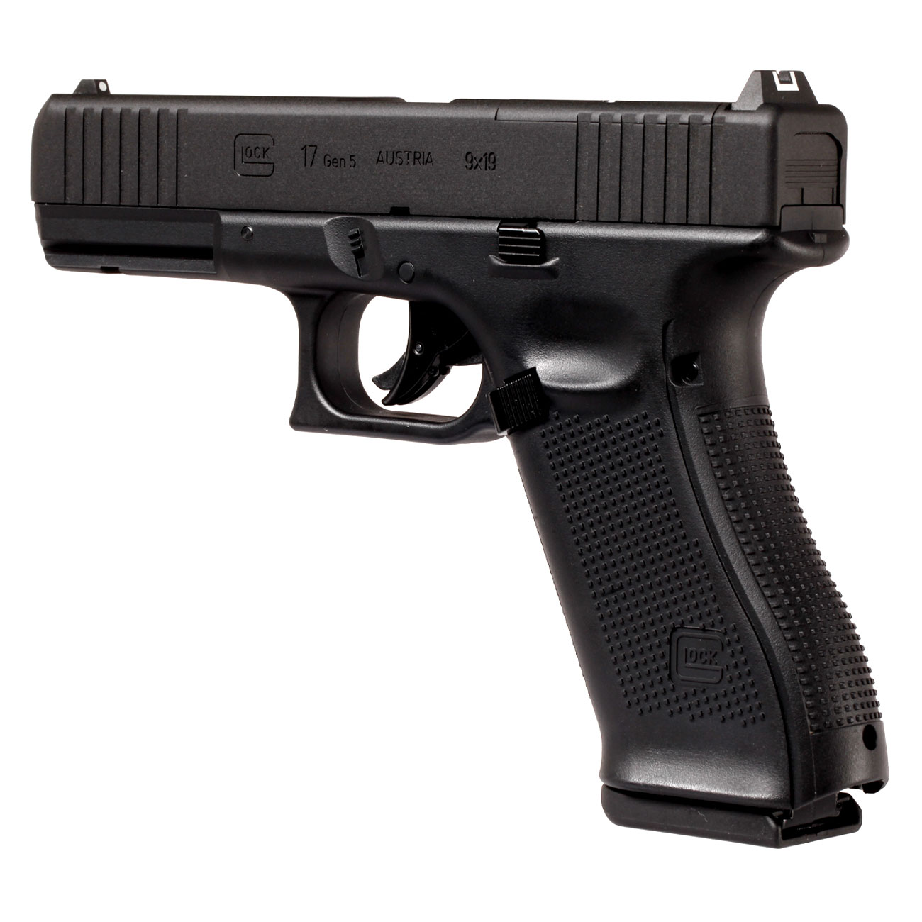 Glock 17 Gen5 MOS CO2 Luftpistole Blowback Kal. 4,5mm Diabolo Metallschlitten schwarz Bild 2