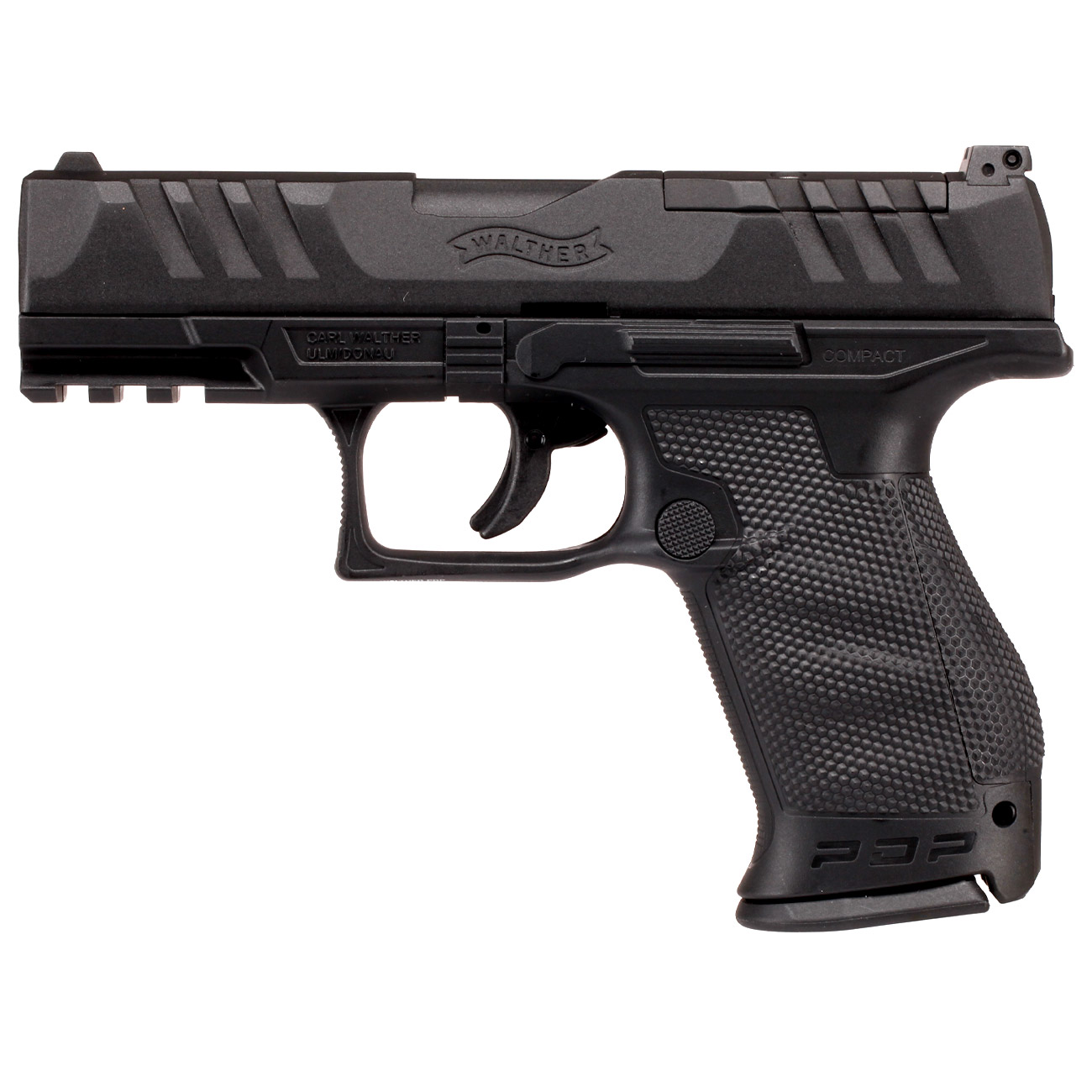 Walther PDP Compact 4 CO2 Luftpistole Kal. 4,5mm BB Non Blowback Metallschlitten schwarz