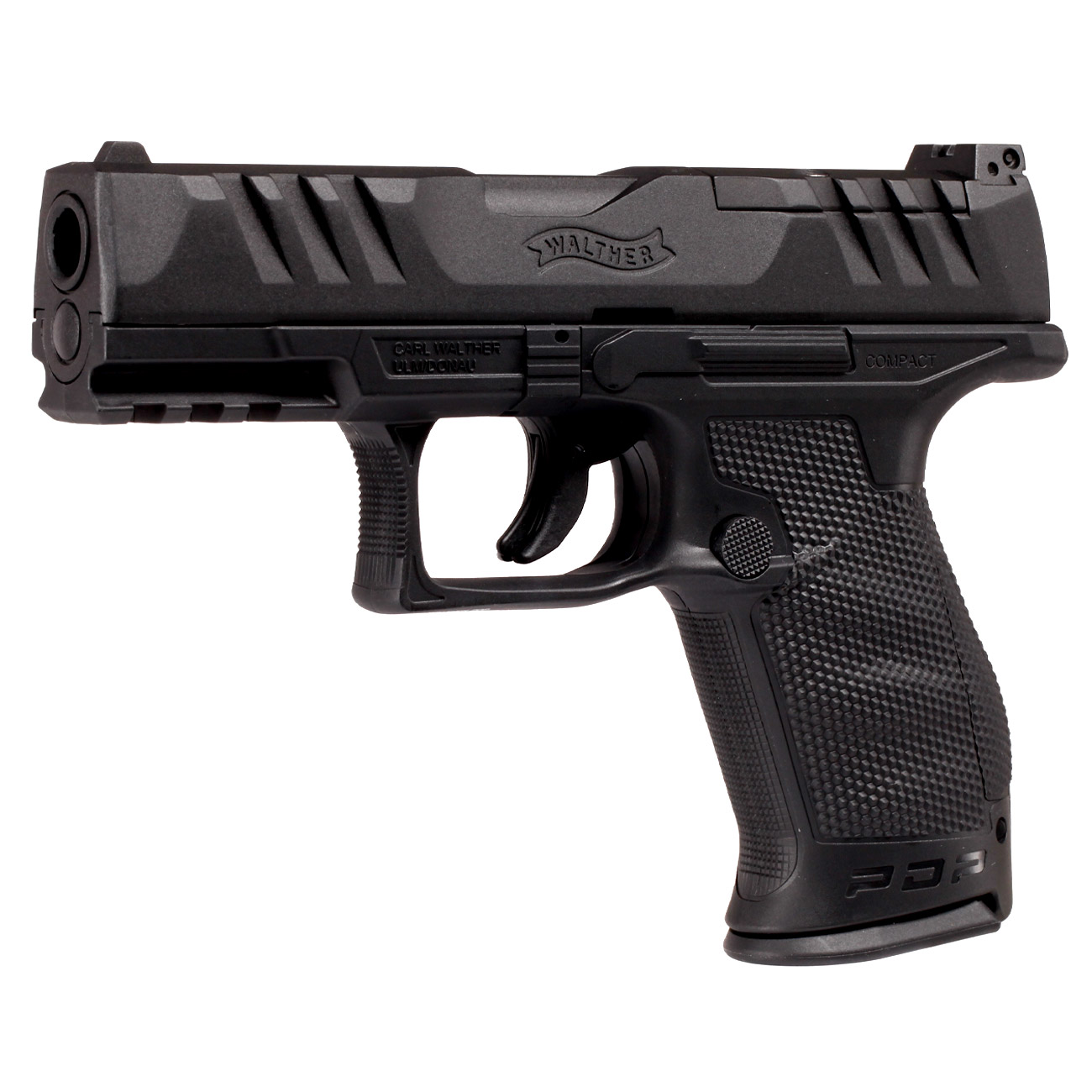Walther PDP Compact 4 CO2 Luftpistole Kal. 4,5mm BB Non Blowback Metallschlitten schwarz Bild 1
