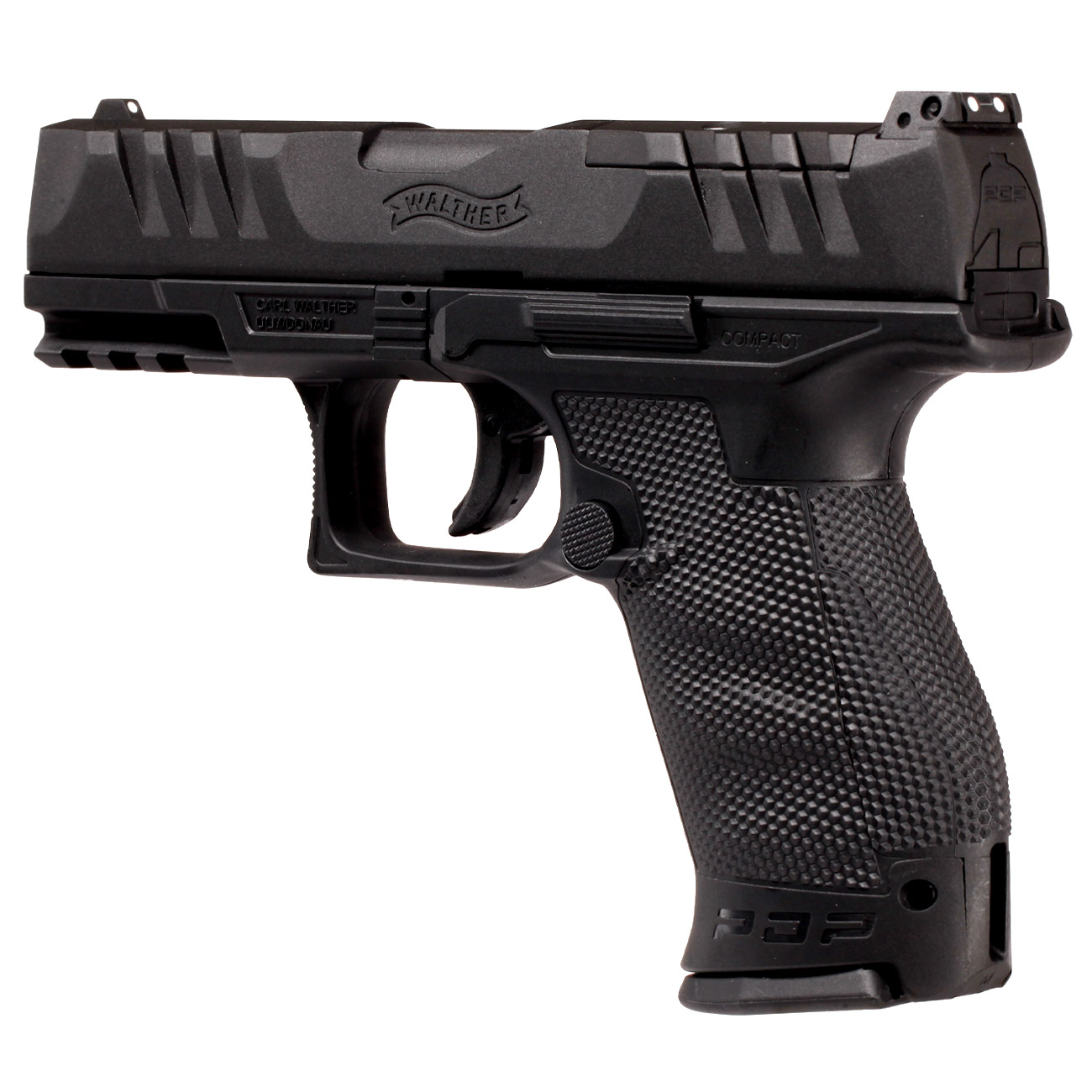 Walther PDP Compact 4 CO2 Luftpistole Kal. 4,5mm BB Non Blowback Metallschlitten schwarz Bild 2