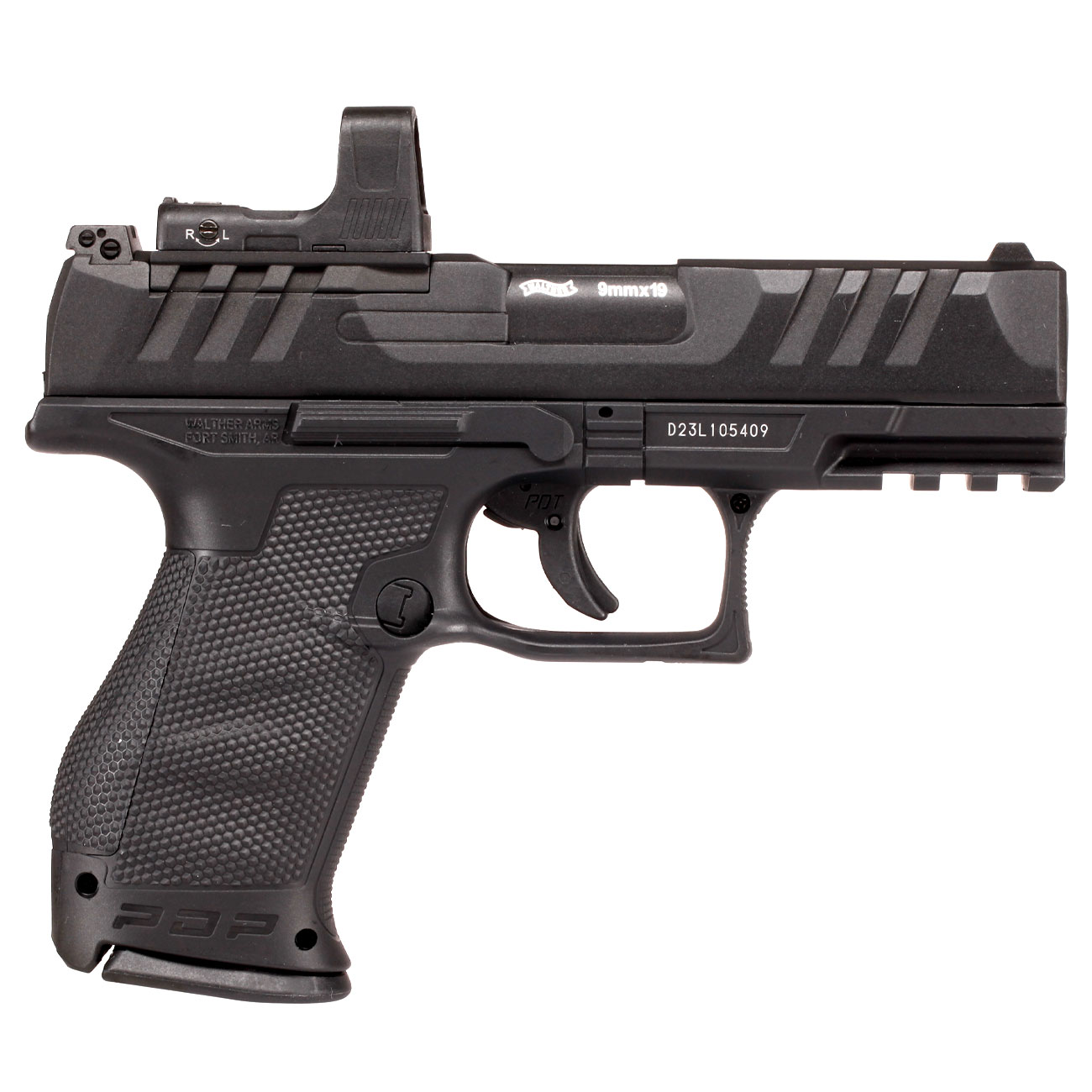 Walther PDP Compact 4 Set CO2 Luftpistole NBB Kal. 4,5mm BB Metallschlitten schwarz inkl. RDS 8 Leuchtpunktzielgert Bild 3