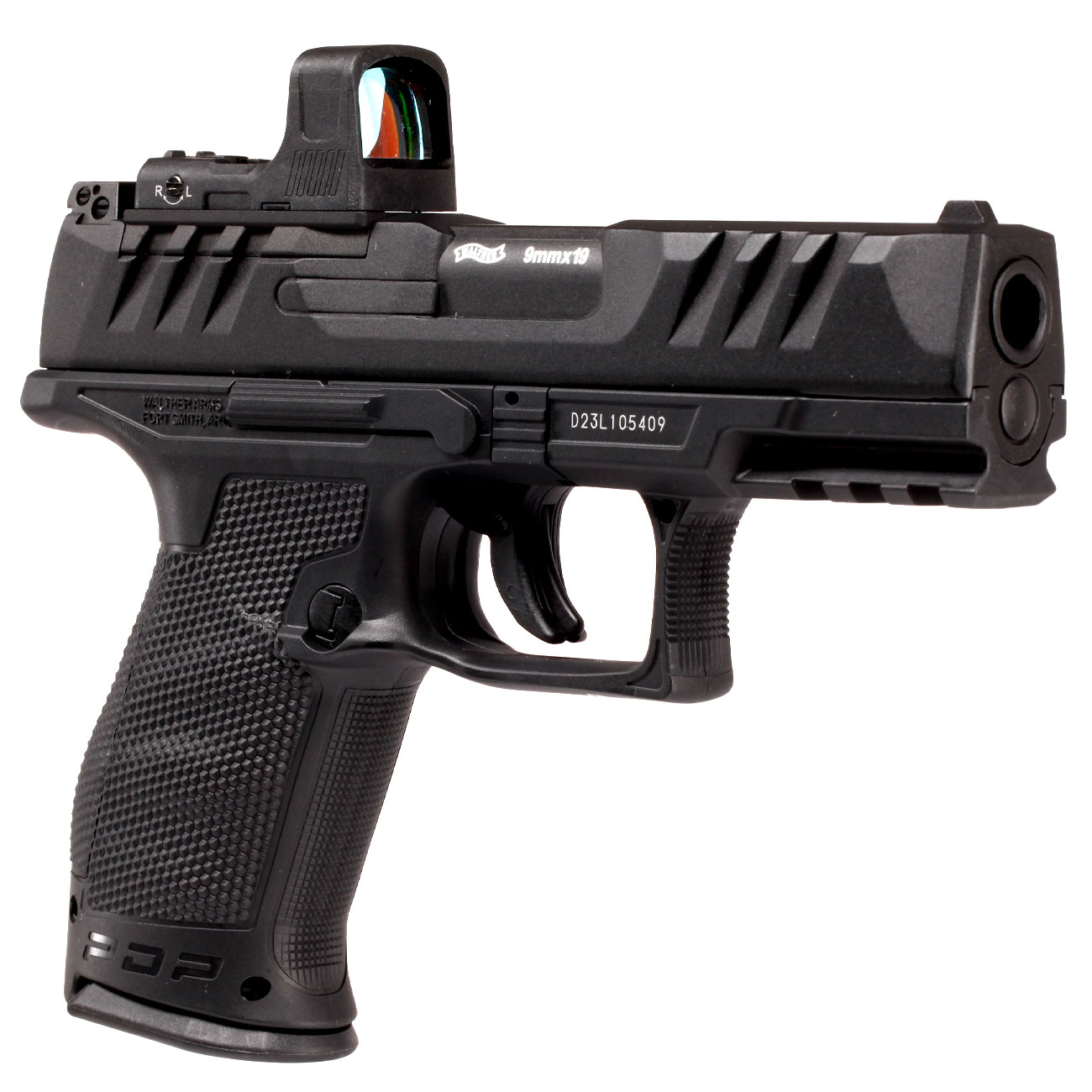 Walther PDP Compact 4 Set CO2 Luftpistole NBB Kal. 4,5mm BB Metallschlitten schwarz inkl. RDS 8 Leuchtpunktzielgert Bild 6