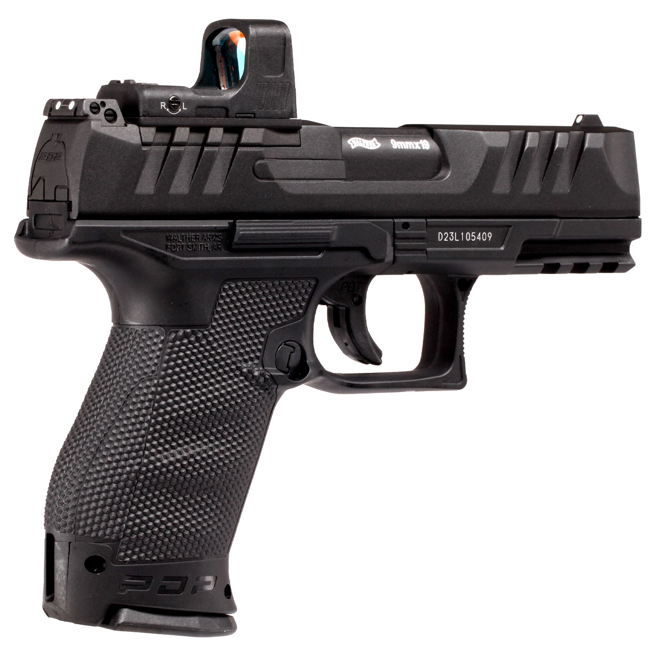 Walther PDP Compact 4 Set CO2 Luftpistole NBB Kal. 4,5mm BB Metallschlitten schwarz inkl. RDS 8 Leuchtpunktzielgert Bild 7