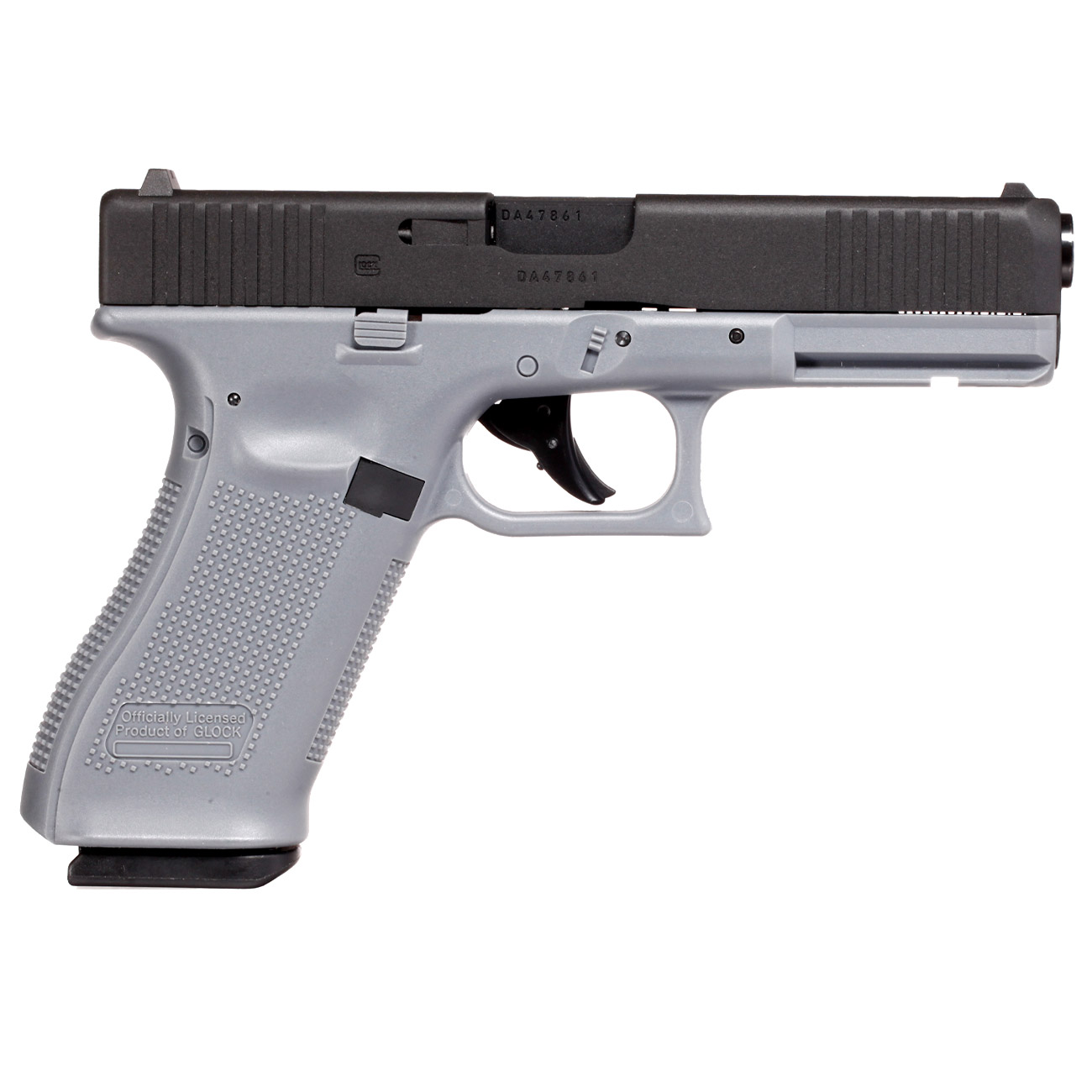 Glock 17 Gen5 Luftpistole CO2-Blowback Kal. 4,5 mm Stahl-BB Metallschlitten Tungsten Grey Bild 3