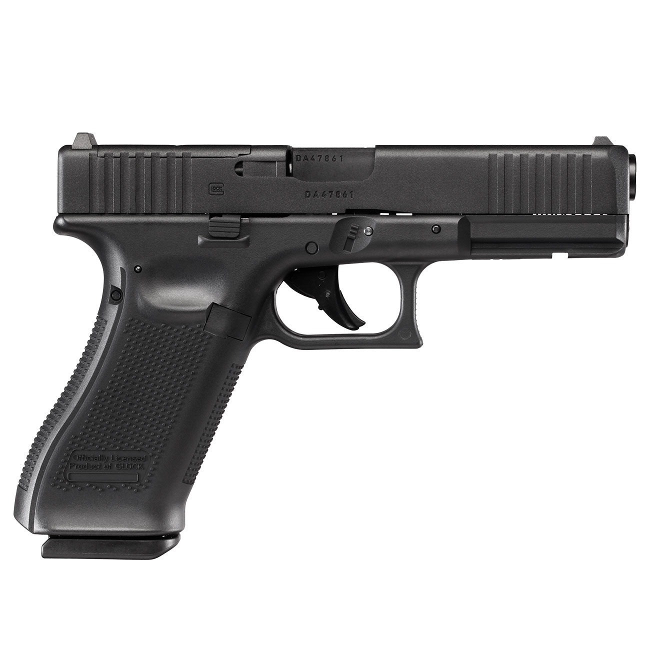 Glock 17 Gen5 MOS CO2-Luftpistole Blowback Kal. 4,5mm Stahl-BB Metallschlitten schwarz Bild 3