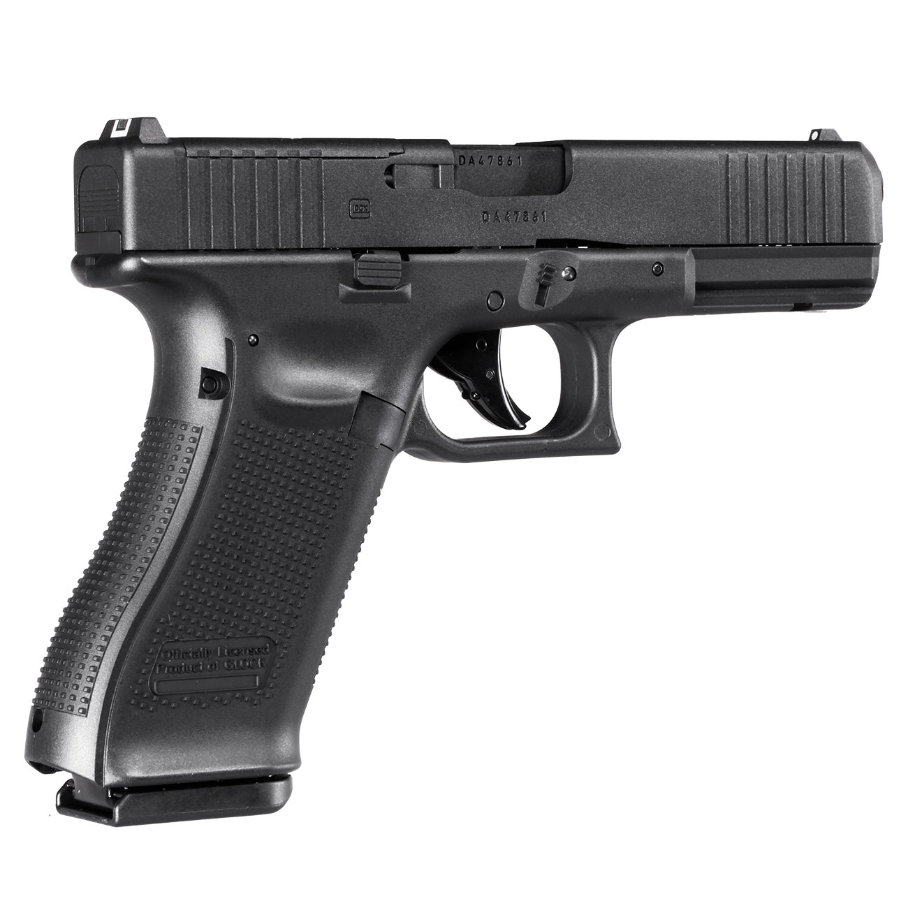 Glock 17 Gen5 MOS CO2-Luftpistole Blowback Kal. 4,5mm Stahl-BB Metallschlitten schwarz Bild 8