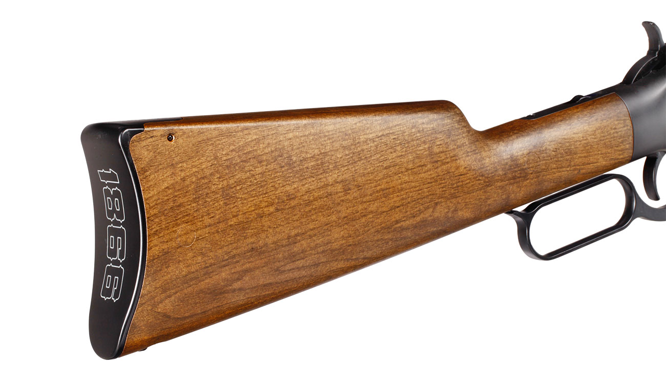 BARRA 1866 Classic Lever Action CO2 Unterhebelspanner Luftgewehr Kal. 4,5 mm Diabolo Holzoptik Bild 5
