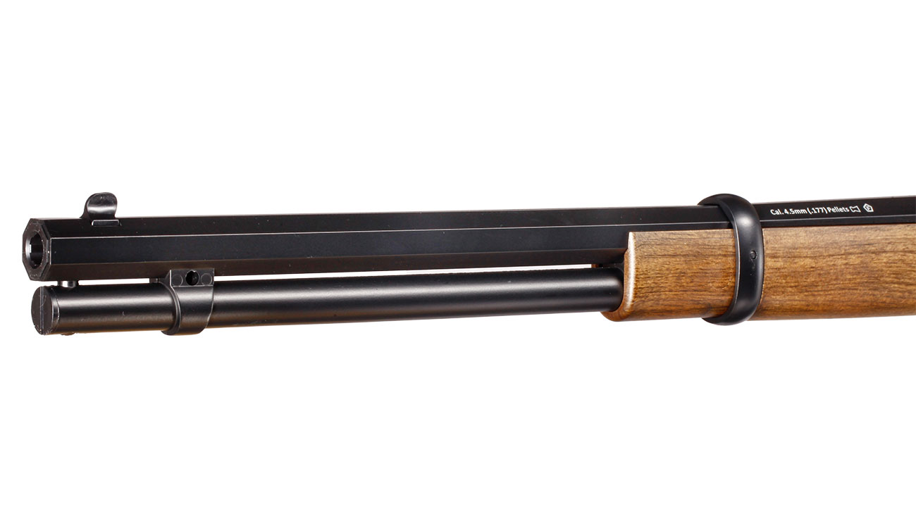 BARRA 1866 Classic Lever Action CO2 Unterhebelspanner Luftgewehr Kal. 4,5 mm Diabolo Holzoptik Bild 8