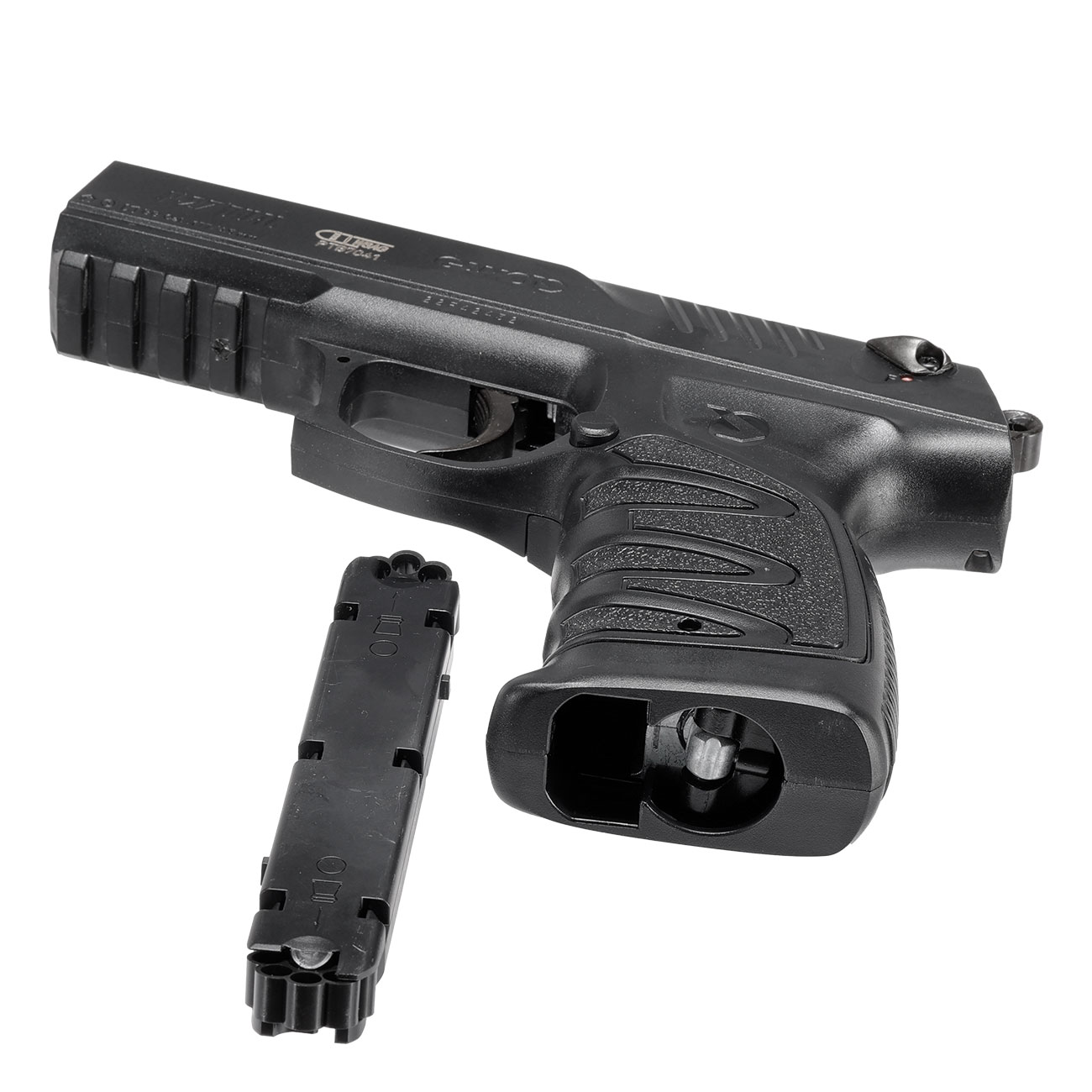 Gamo P-27 Dual CO2 Luftpistole Kal. 4,5mm Diabolo/BB schwarz Bild 5