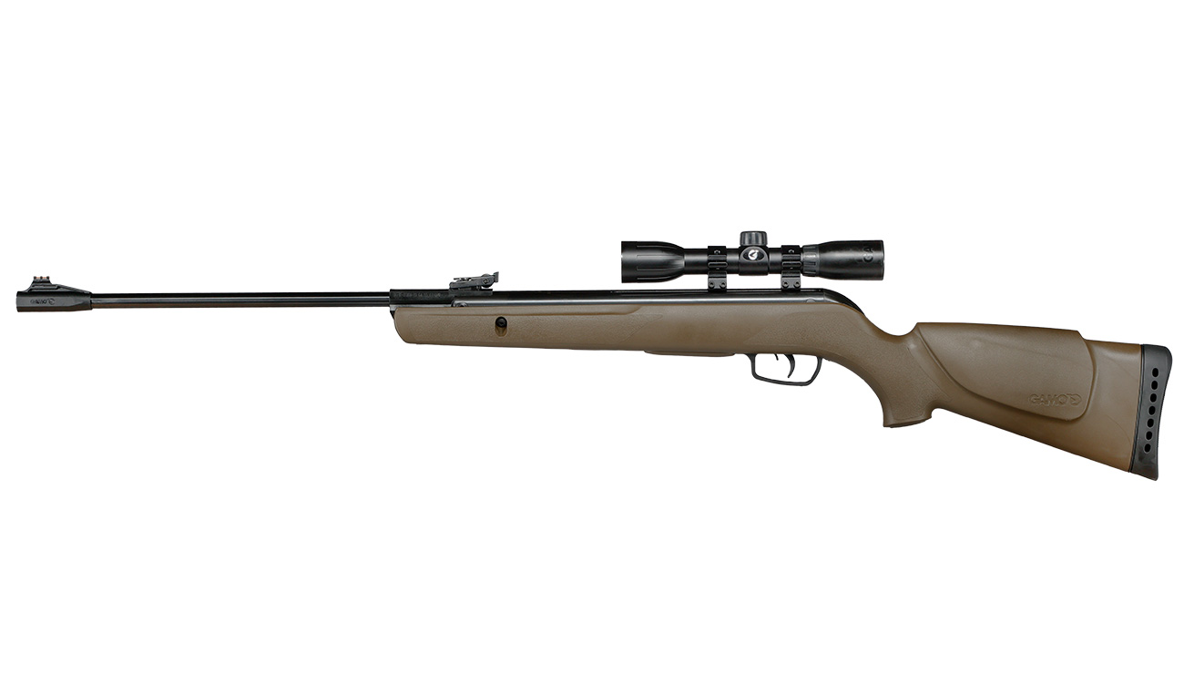 Gamo Big Cat 1000 E Barricade Luftgewehr Kal. 5,5mm Diabolo 1-schssig inkl Zielfernrohr WR 4x32