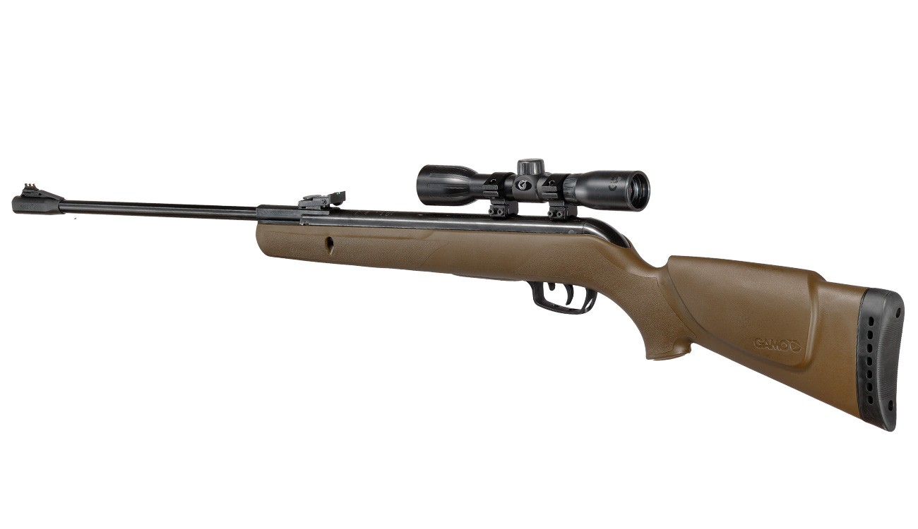 Gamo Big Cat 1000 E Barricade Luftgewehr Kal. 4,5mm Diabolo oliv inkl. Gamo Zielfernrohr WR 4x32 Bild 2