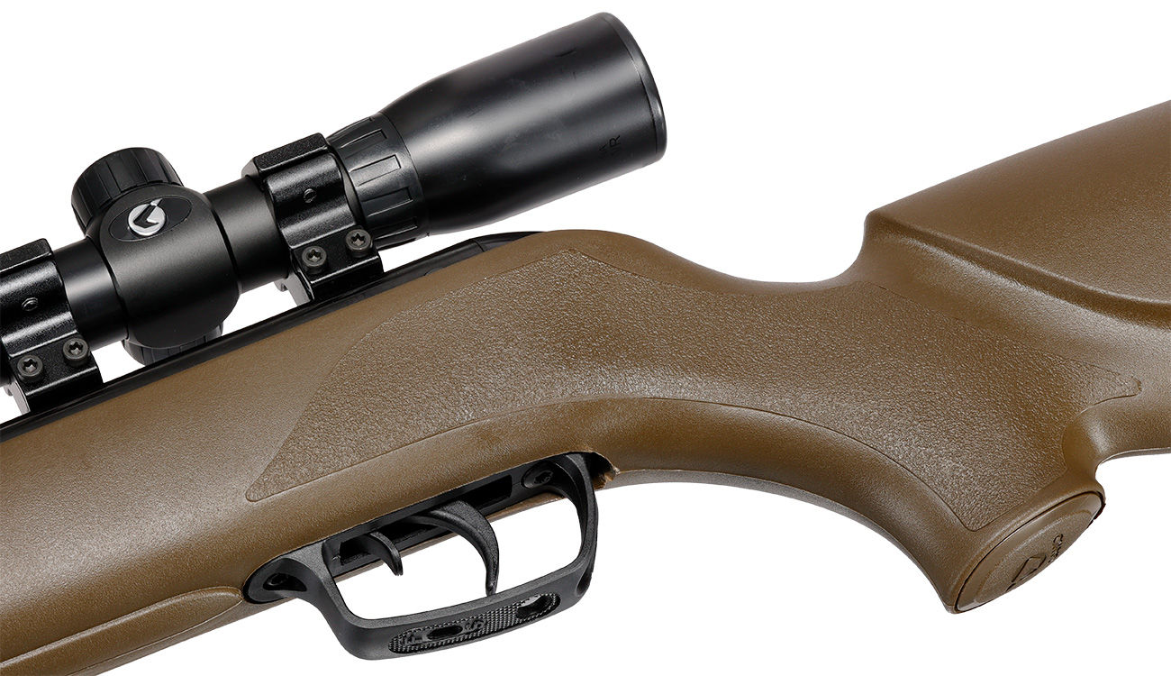Gamo Big Cat 1000 E Barricade Luftgewehr Kal. 4,5mm Diabolo oliv inkl. Gamo Zielfernrohr WR 4x32 Bild 8