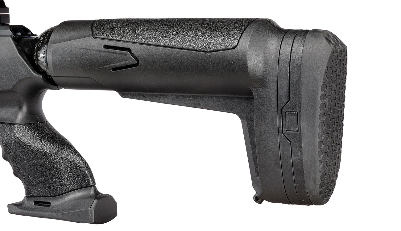Reximex Tormenta Pressluftgewehr PCP Kal. 4,5mm Diabolo schwarz inkl. 2 x 14-Schuss Magazin und Einzelschussadapter Bild 8