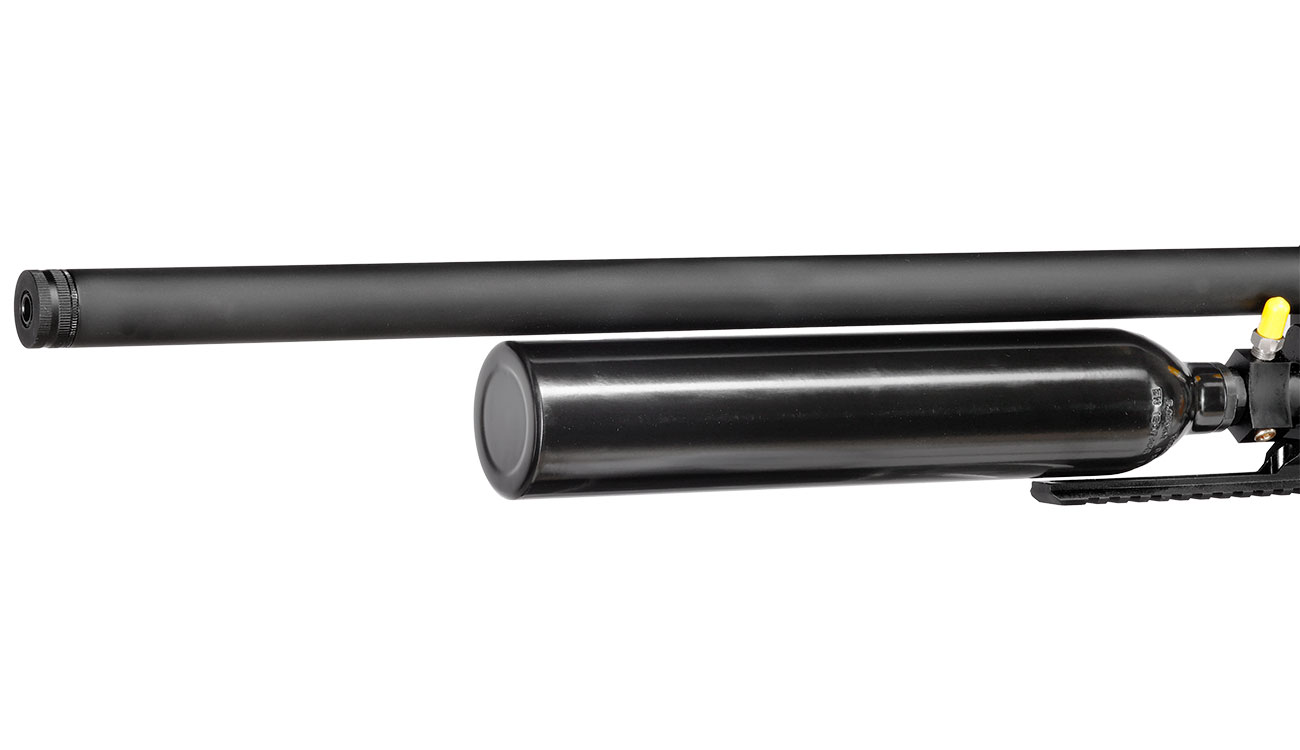 Reximex NYX Pressluftgewehr 4,5mm Diabolo schwarz inkl. 2 x 14-Schuss Magazin und Einzelschussadapter Bild 6