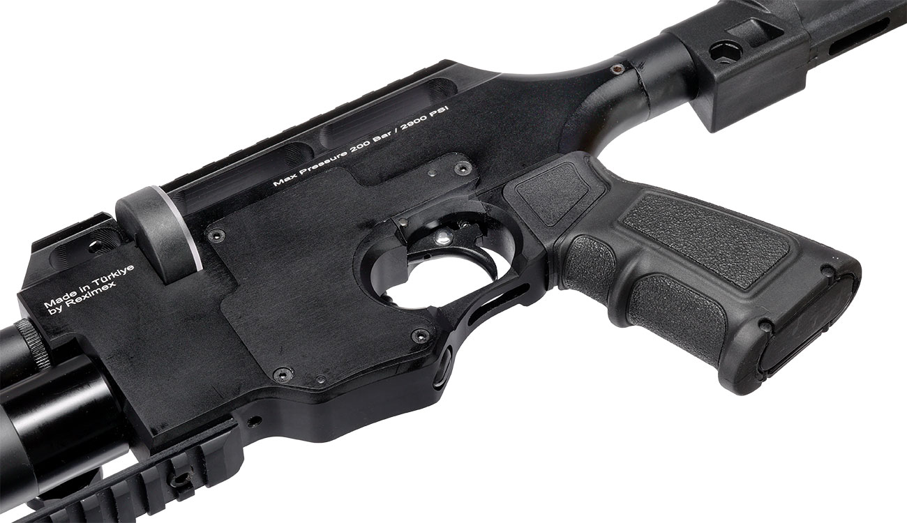 Reximex Force 1 Pressluftgewehr PCP Kal. 4,5mm Diabolo schwarz inkl. 2 x 14-Schuss Magazin u. Waffenkoffer Bild 7