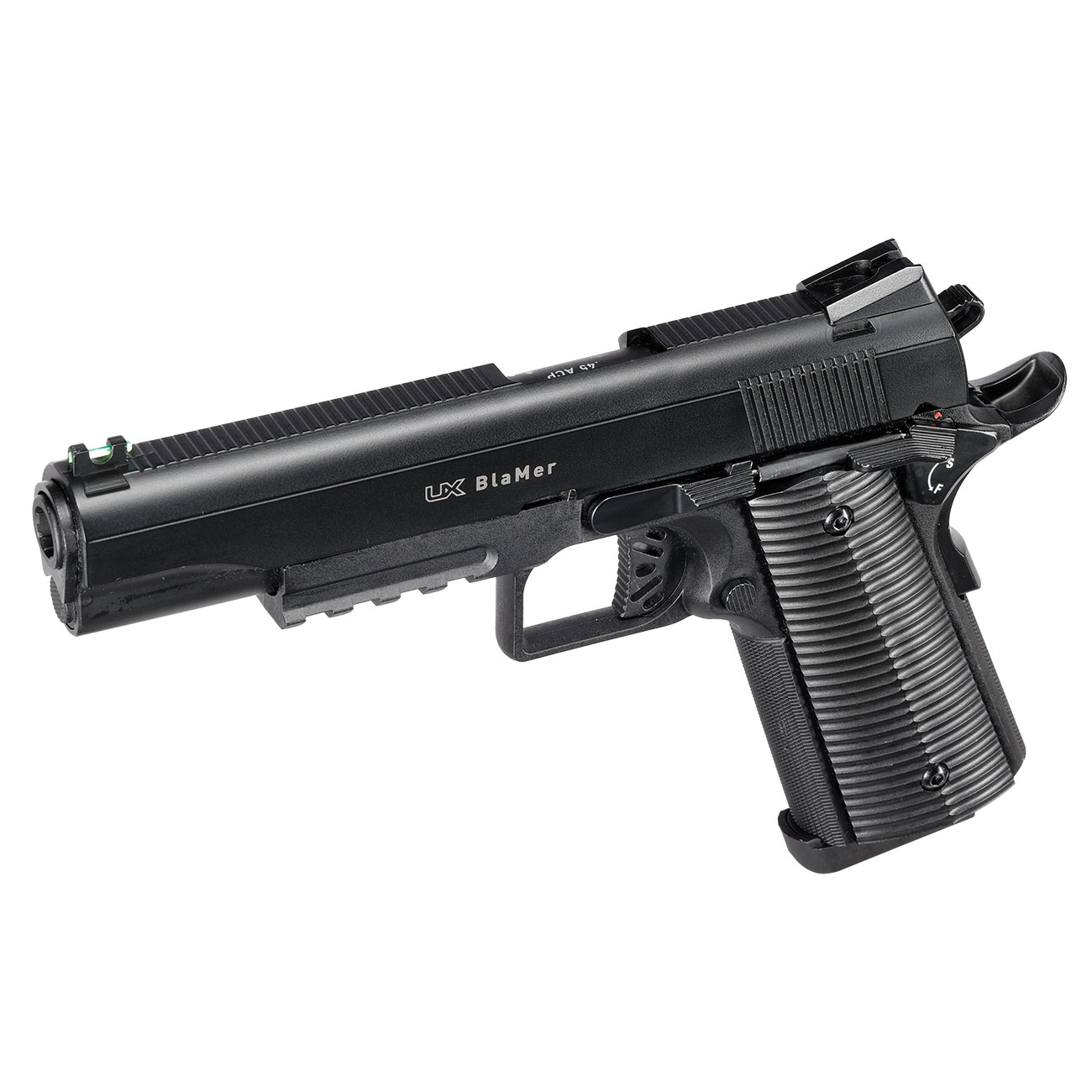 UX BlaMer CO2 Luftpistole Kal. 4,5 mm BB Blowback schwarz Bild 7