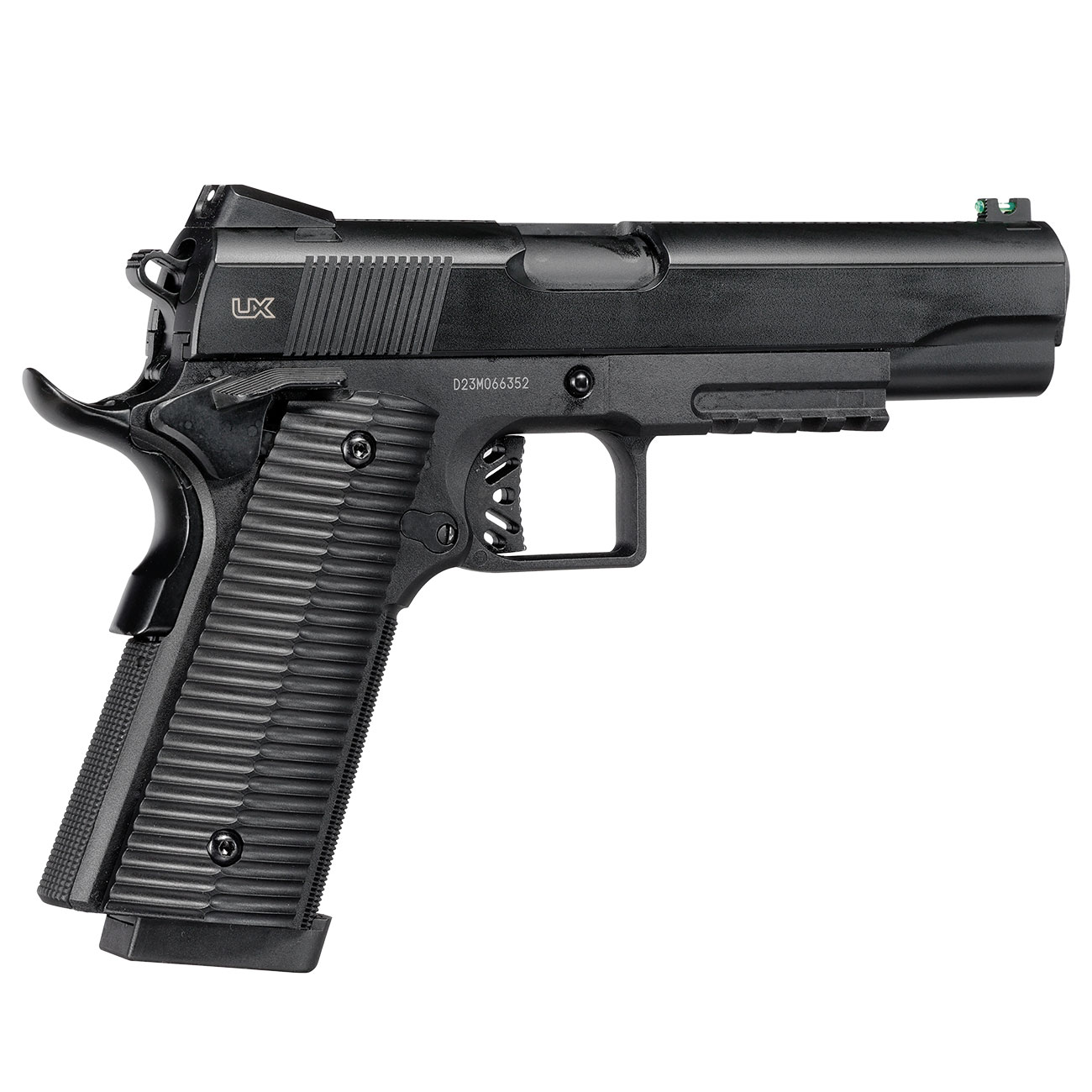 UX BlaMer CO2 Luftpistole Kal. 4,5 mm BB Blowback schwarz Bild 9