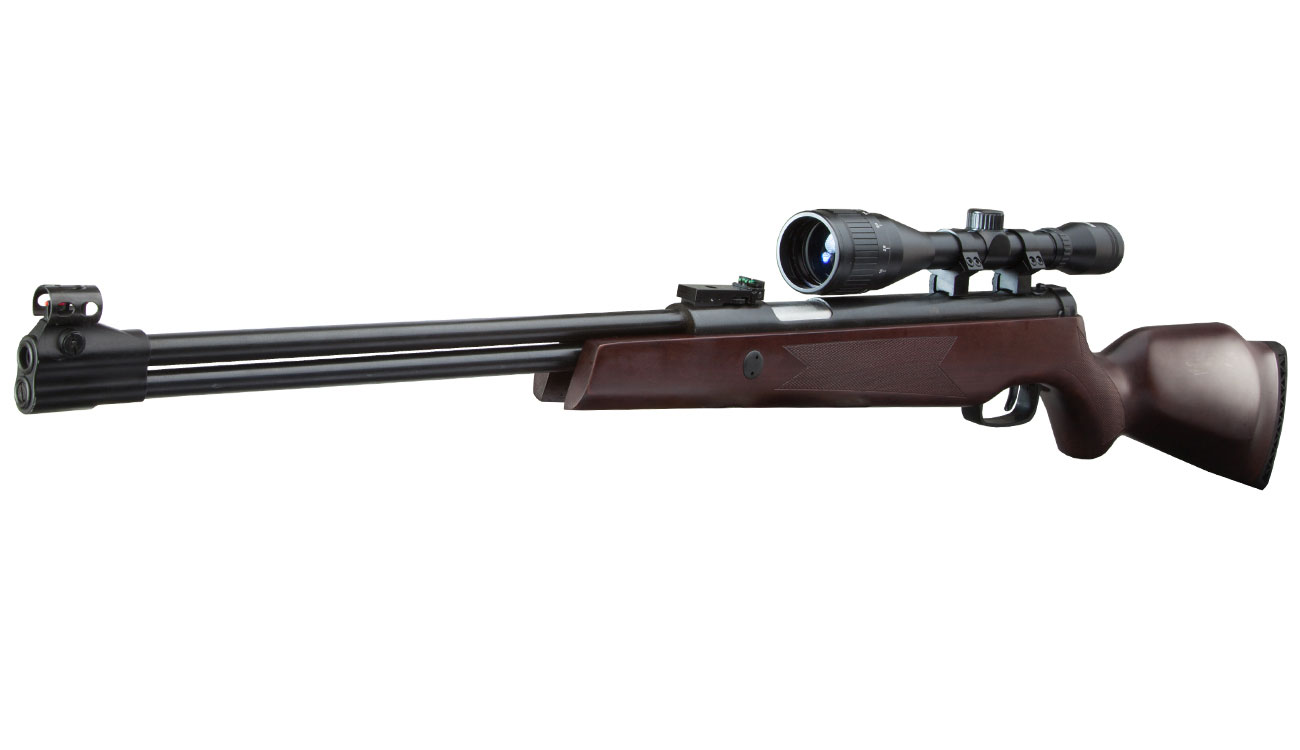 Hmmerli Hunter Force 900 Combo Set Luftgewehr 4,5 mm + 6x40 Zielfernrohr + Diabolos + Kugelfang + Zielscheiben Bild 1