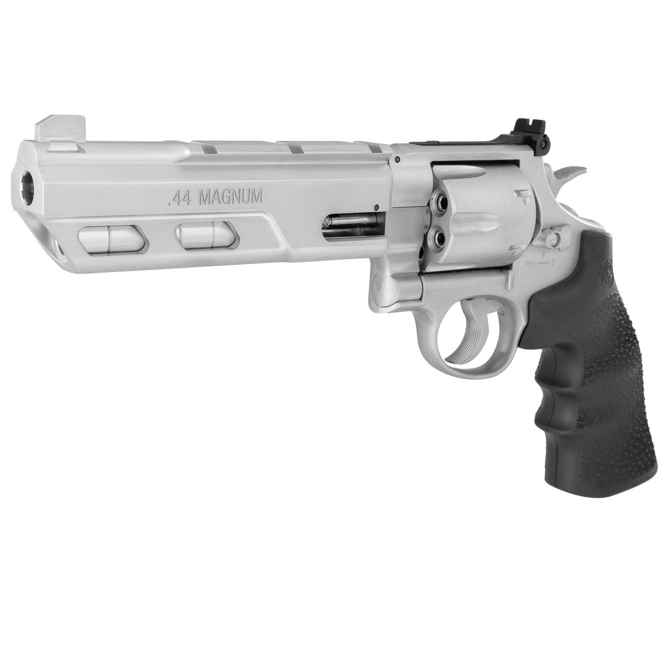 Smith & Wesson 629 Competitor 6 Zoll Vollmetall CO2 Revolver 4,5mm Diabolo silber/schwarz Bild 1