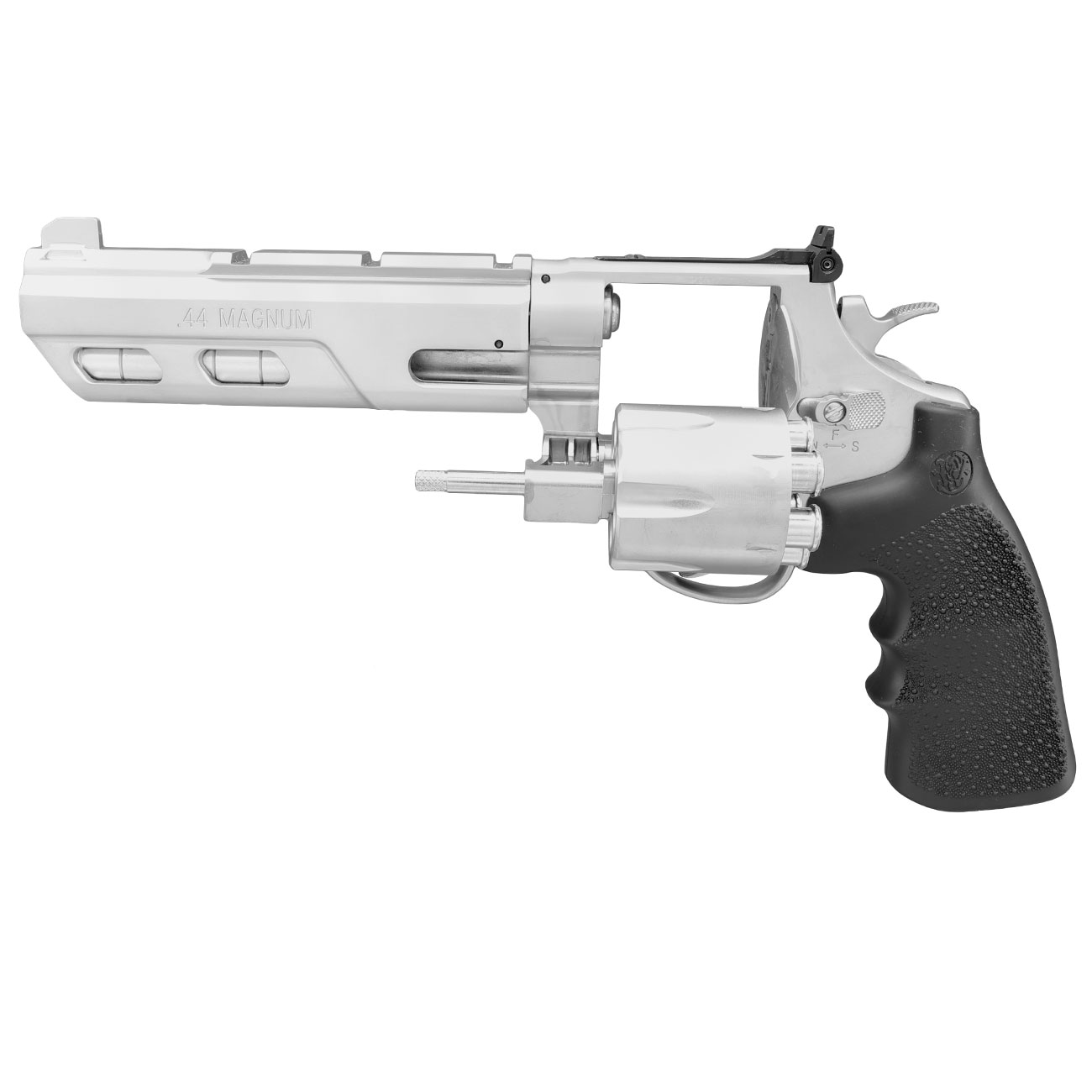 Smith & Wesson 629 Competitor 6 Zoll Vollmetall CO2 Revolver 4,5mm Diabolo silber/schwarz Bild 10