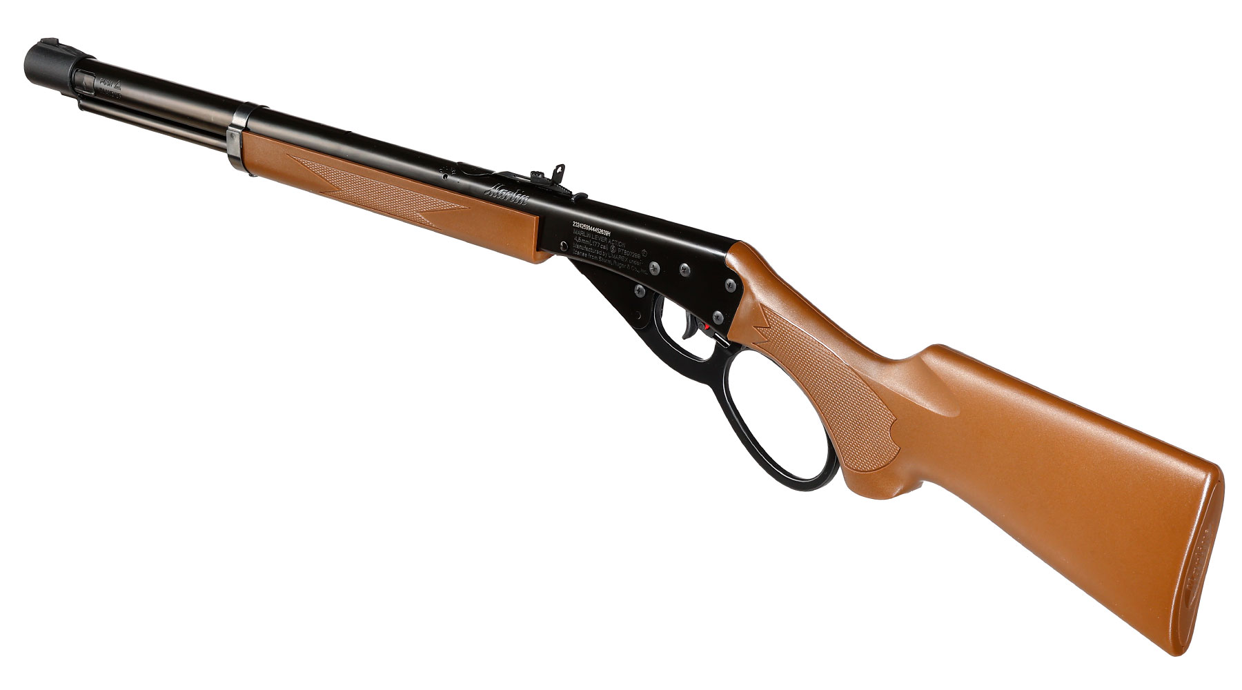 Marlin Lever Action Unterhebelspanner Luftgewehr Kal. 4,5 mm BB schwarz/braun Bild 2