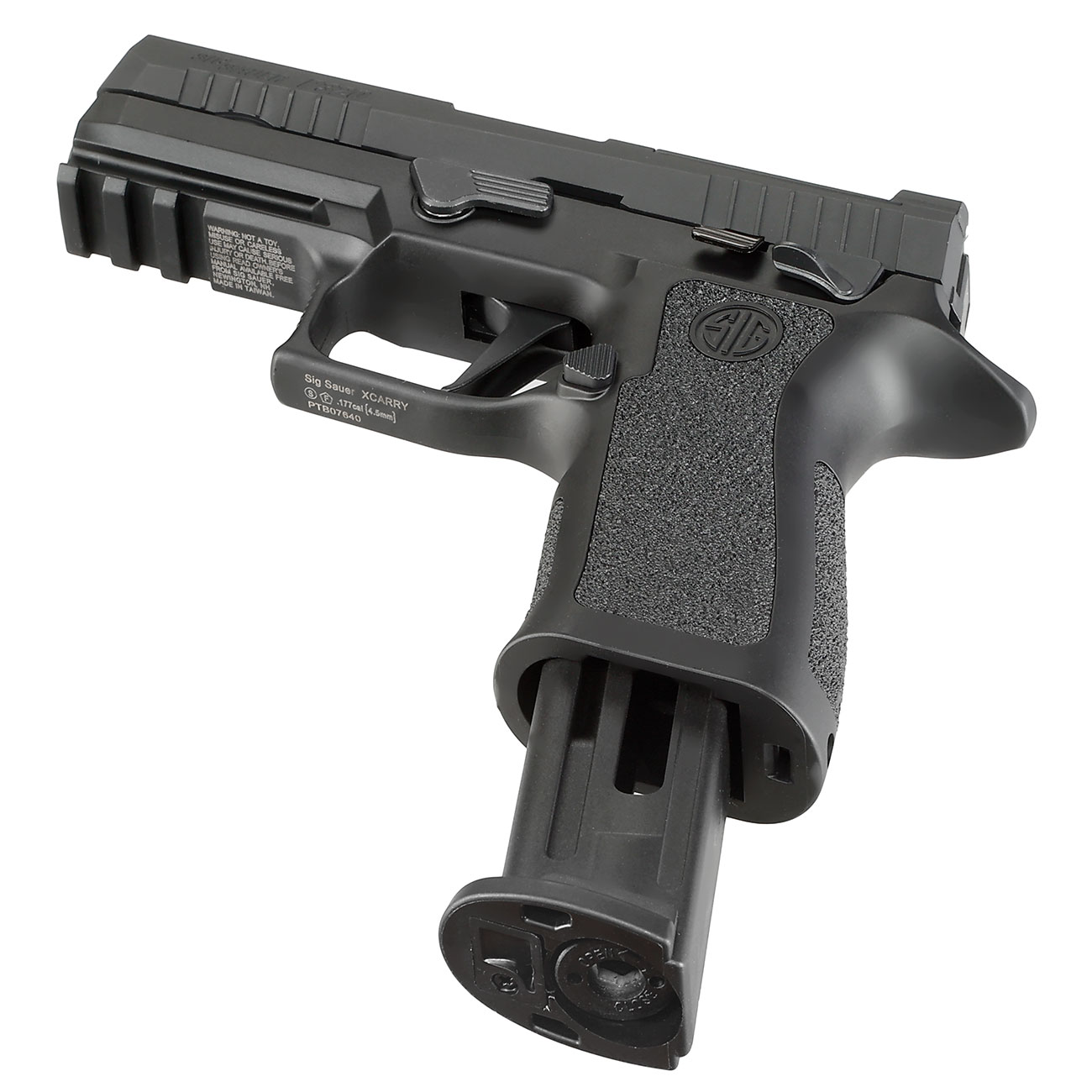 Sig Sauer P320 X-Carry CO2 Luftpistole Kal. 4,5mm BB Blowback Metallschlitten schwarz Bild 4
