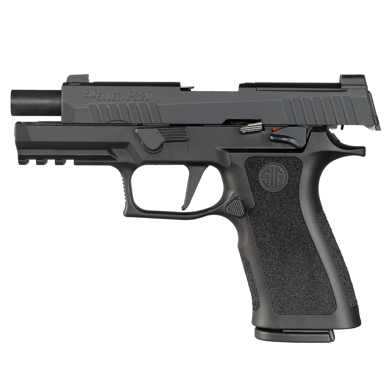 Sig Sauer P320 X-Carry CO2 Luftpistole Kal. 4,5mm BB Blowback Metallschlitten schwarz Bild 6
