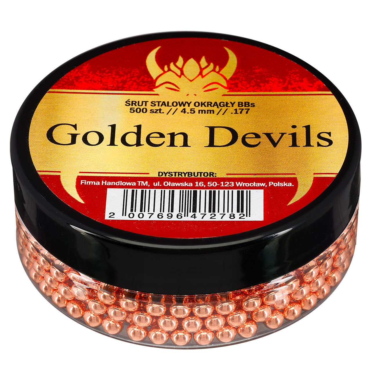 Golden Devils Stahl-Rundkugeln Kal. 4,5mm 500er Dose Bild 1