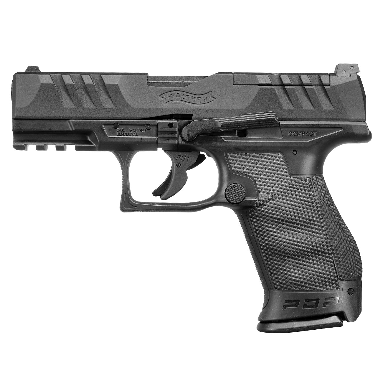 Walther PDP Compact 4 CO2 Luftpistole 4,5mm - Blowback, Metallschlitten, schwarz - jetzt kaufen