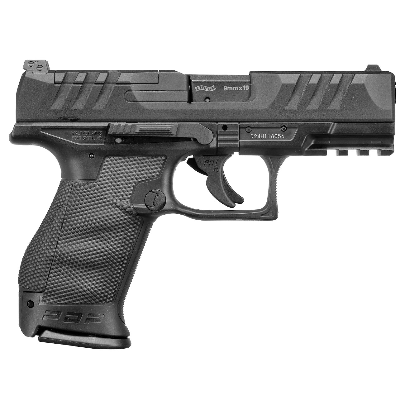 Walther PDP Compact 4 CO2 Luftpistole 4,5mm - Blowback, Metallschlitten, schwarz - jetzt kaufen Bild 3