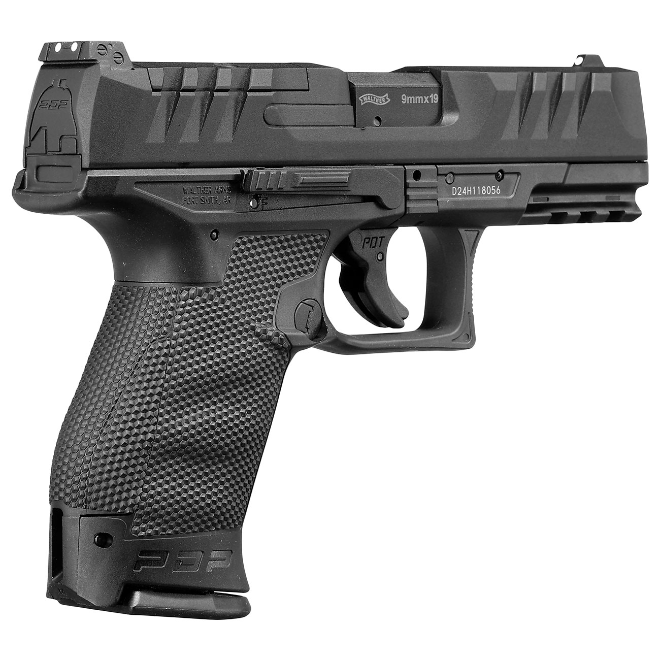 Walther PDP Compact 4 CO2 Luftpistole 4,5mm - Blowback, Metallschlitten, schwarz - jetzt kaufen Bild 7