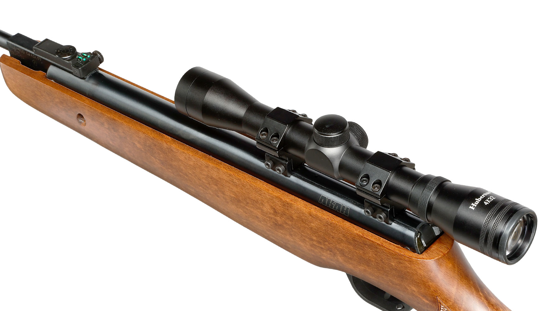 Tell Modell 400 Luftgewehr Kal. 4,5mm Diabolo super SparSet inkl. Hubertus Zielfernrohr 4 x 32 cm, Montageringe 11 - 14 mm & Bild 3