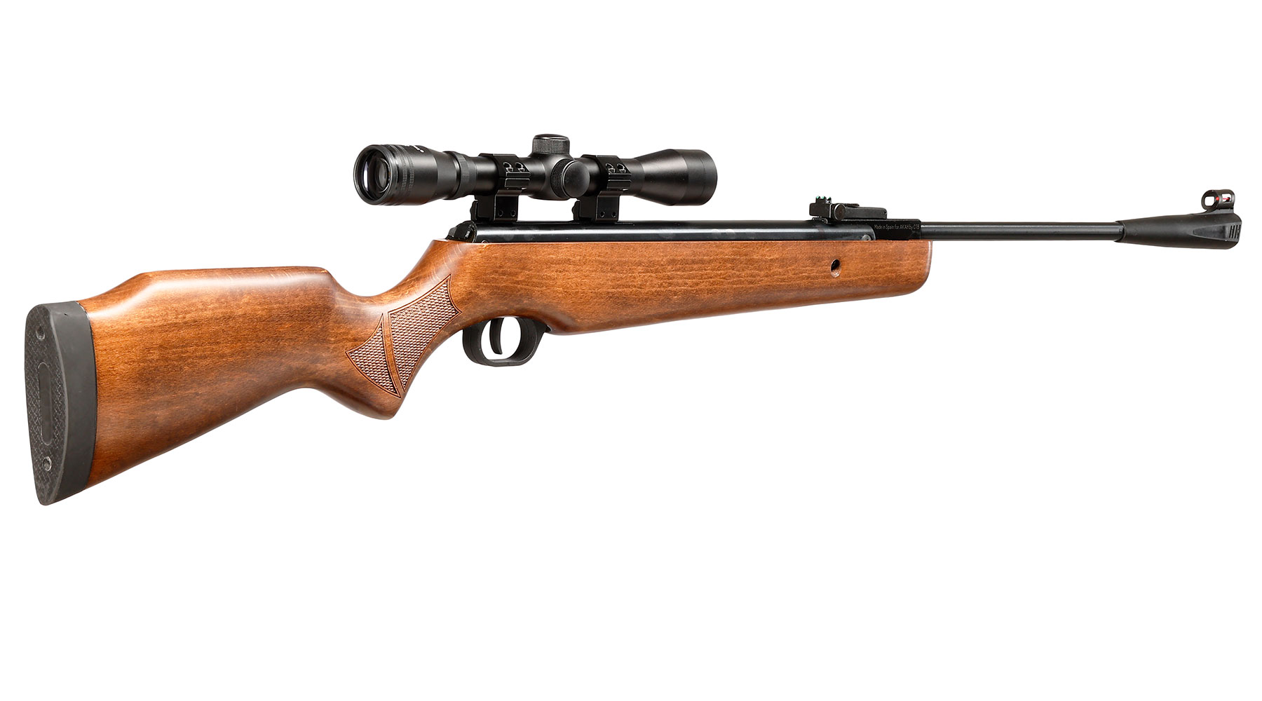 Tell Modell 400 Luftgewehr Kal. 4,5mm Diabolo super SparSet inkl. Hubertus Zielfernrohr 4 x 32 cm, Montageringe 11 - 14 mm & Bild 5